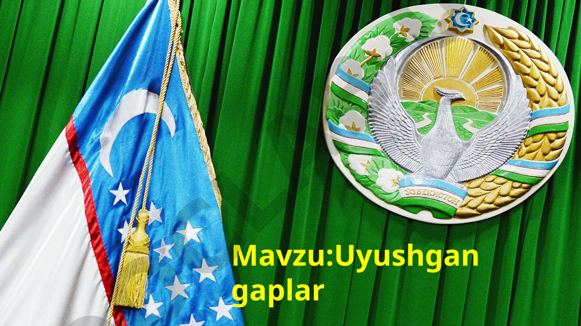 Hozirgi o'zbek tili fanidan mustaqil ish taqdimoti: uyushgan gaplar haqida