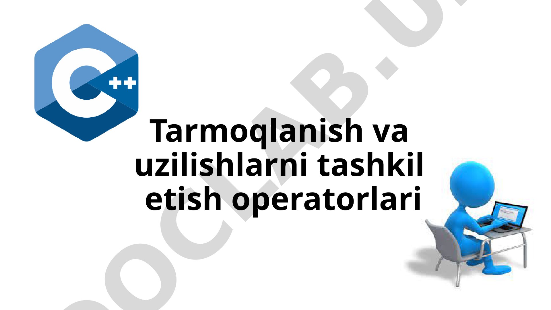 Tarmoqlanish va uzilishlarni tashkil etish operatorlari