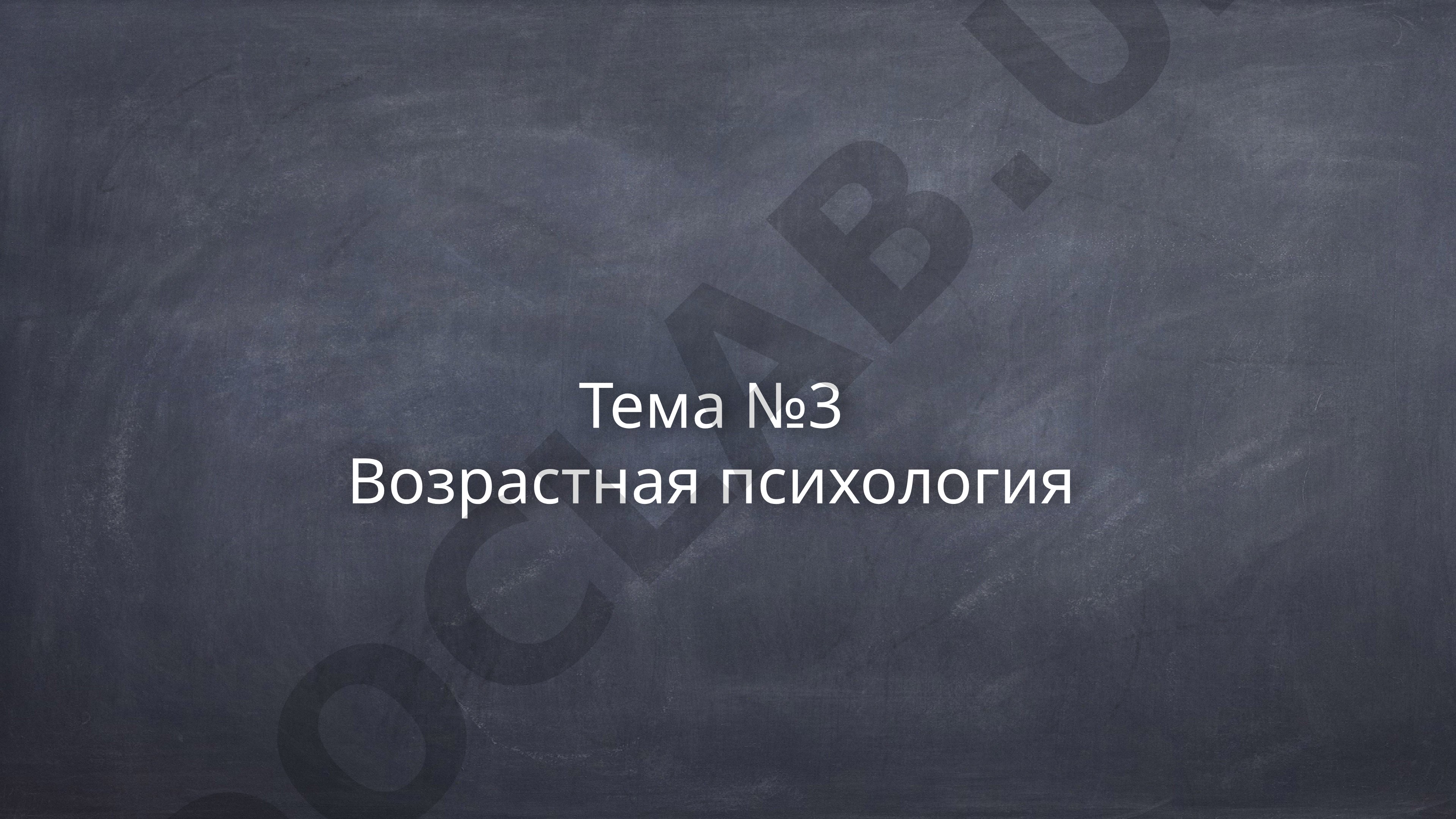 Возрастная психология: основные понятия и возрастная периодизация