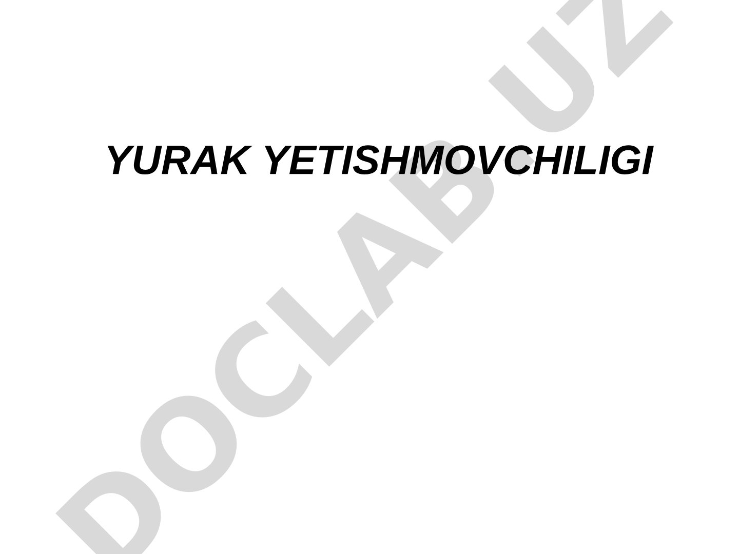 Yurak yetishmovchiligi ta'rifi, tarqalishi, etiologiyasi va xatar tug'diruvchi omillar