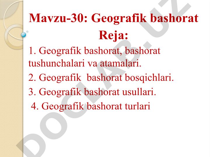 Geografik bashorat