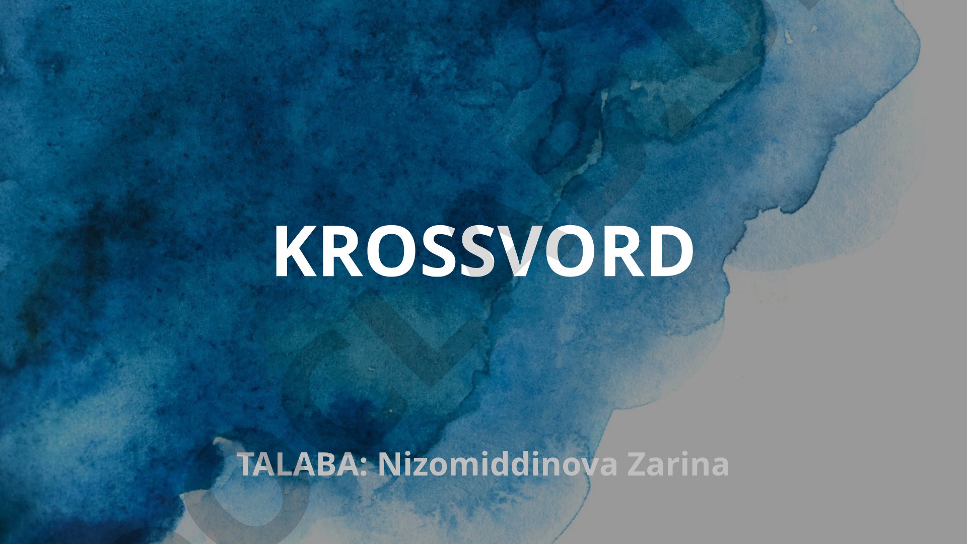 Krossvord