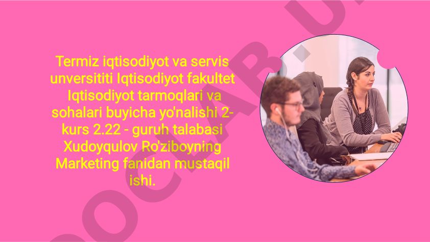 Marketing fanidan brend tashkiloti, roli va funksiyalari