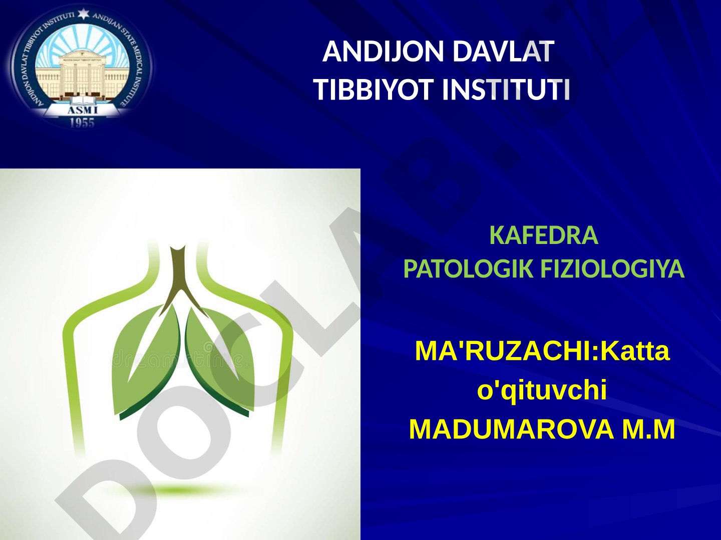 Nafas olish yetishmovchiligi