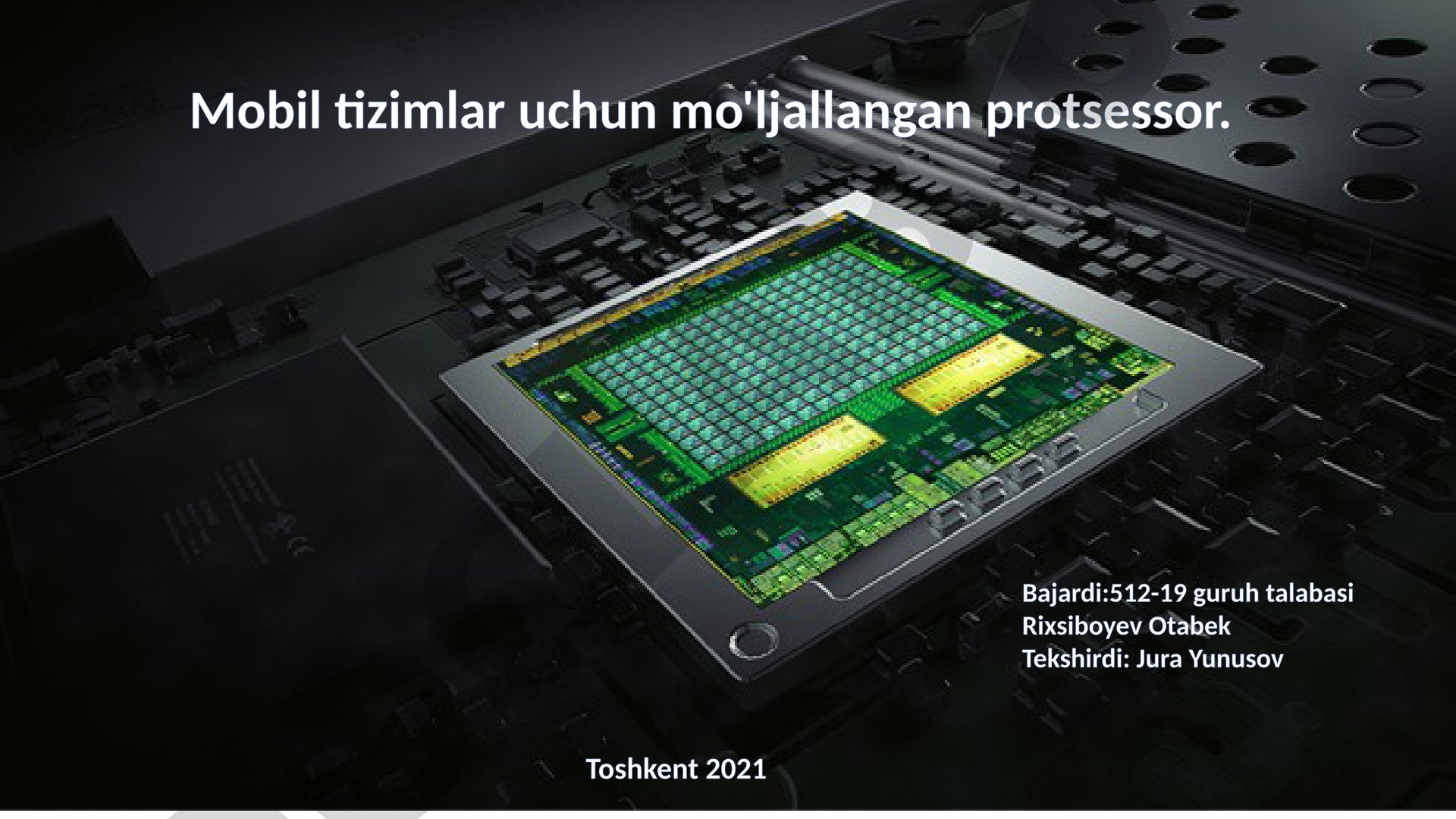 Mobil tizimlar uchun mo'ljallangan protsessor