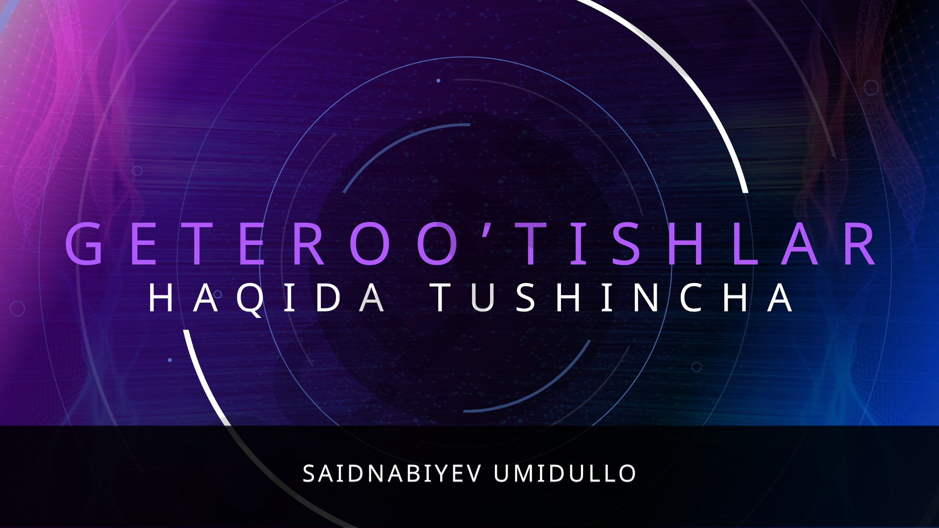 Geteroo’tishlar haqida fotoeffekt, volt-amper xarakteristikasi va o’stirish usullari