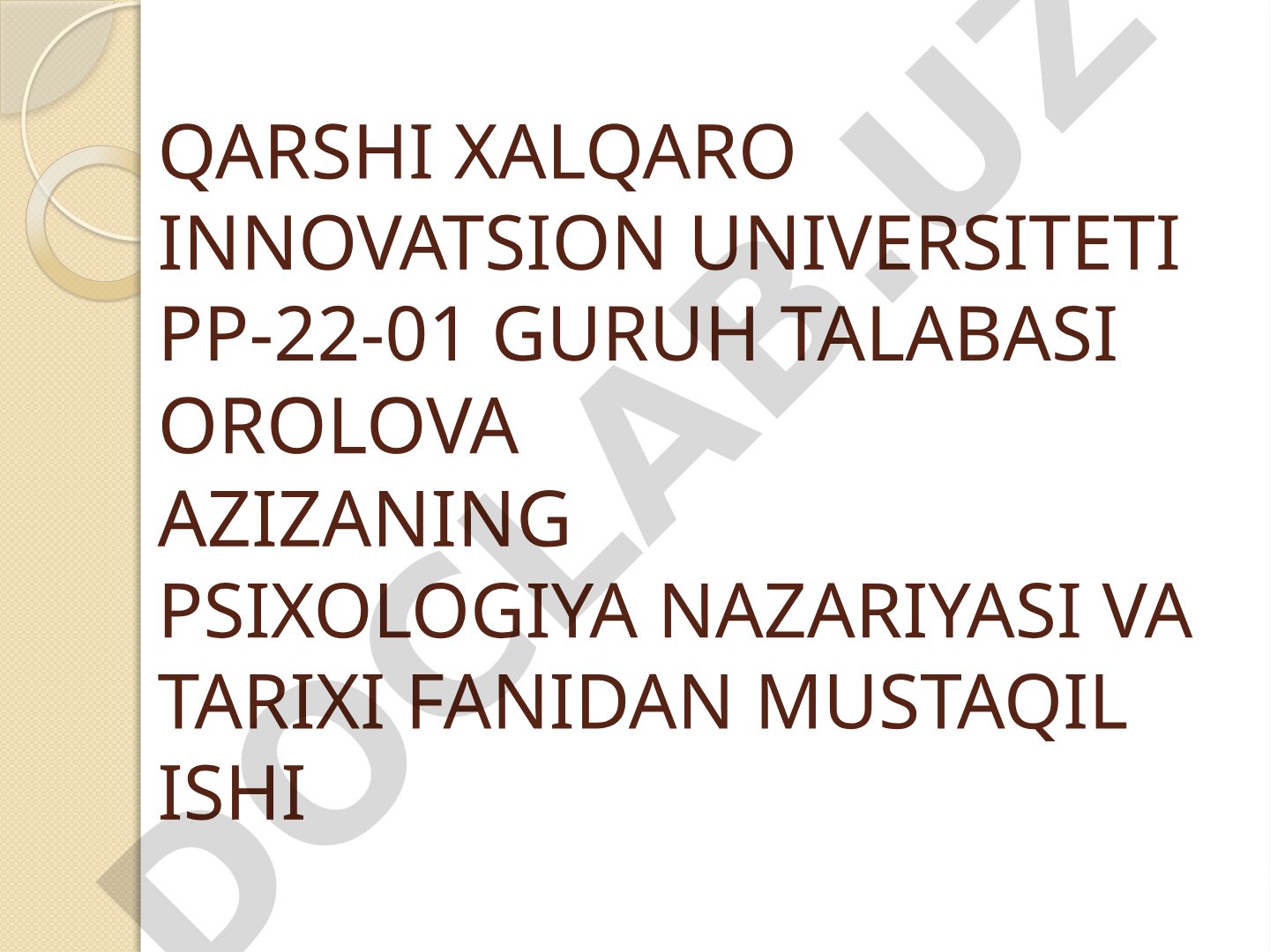 O'rta asrlarda psixologik fikrlarni rivojlanishi