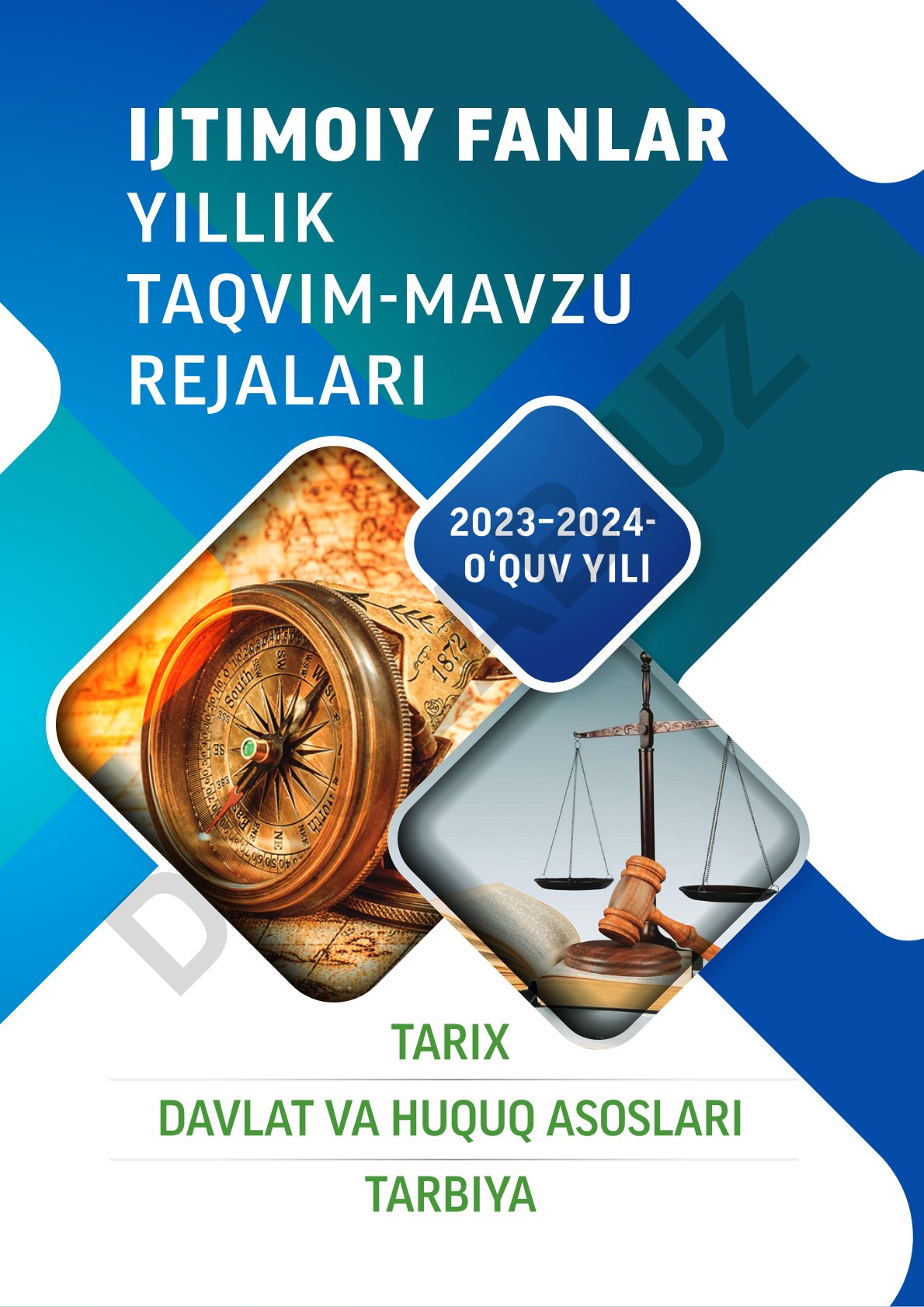 Ijtimoiy fanlar yillik taqvim-mavzu rejalari 2023–2024 o‘quv yili