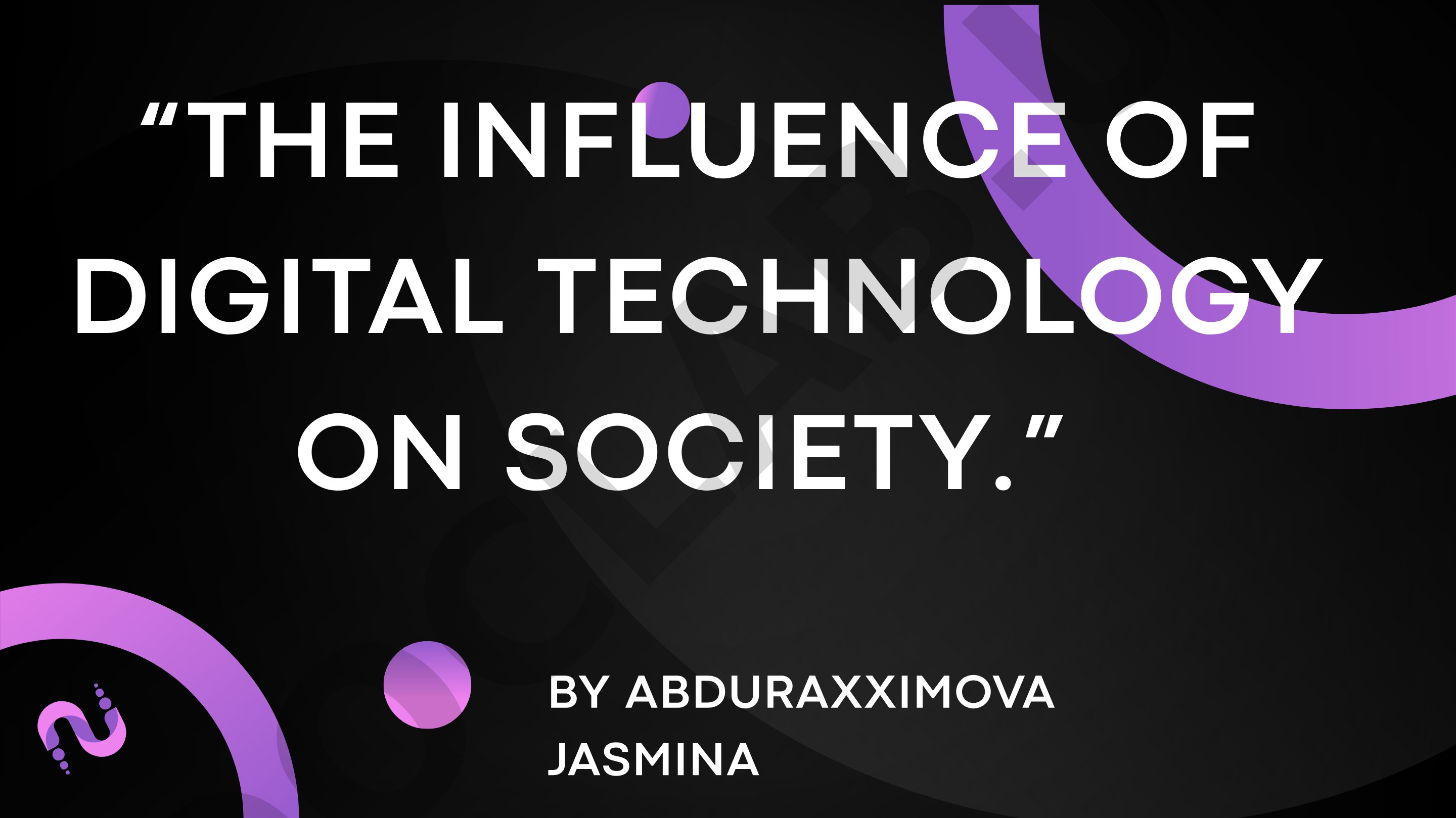 The Influence of Digital Technology on Society
