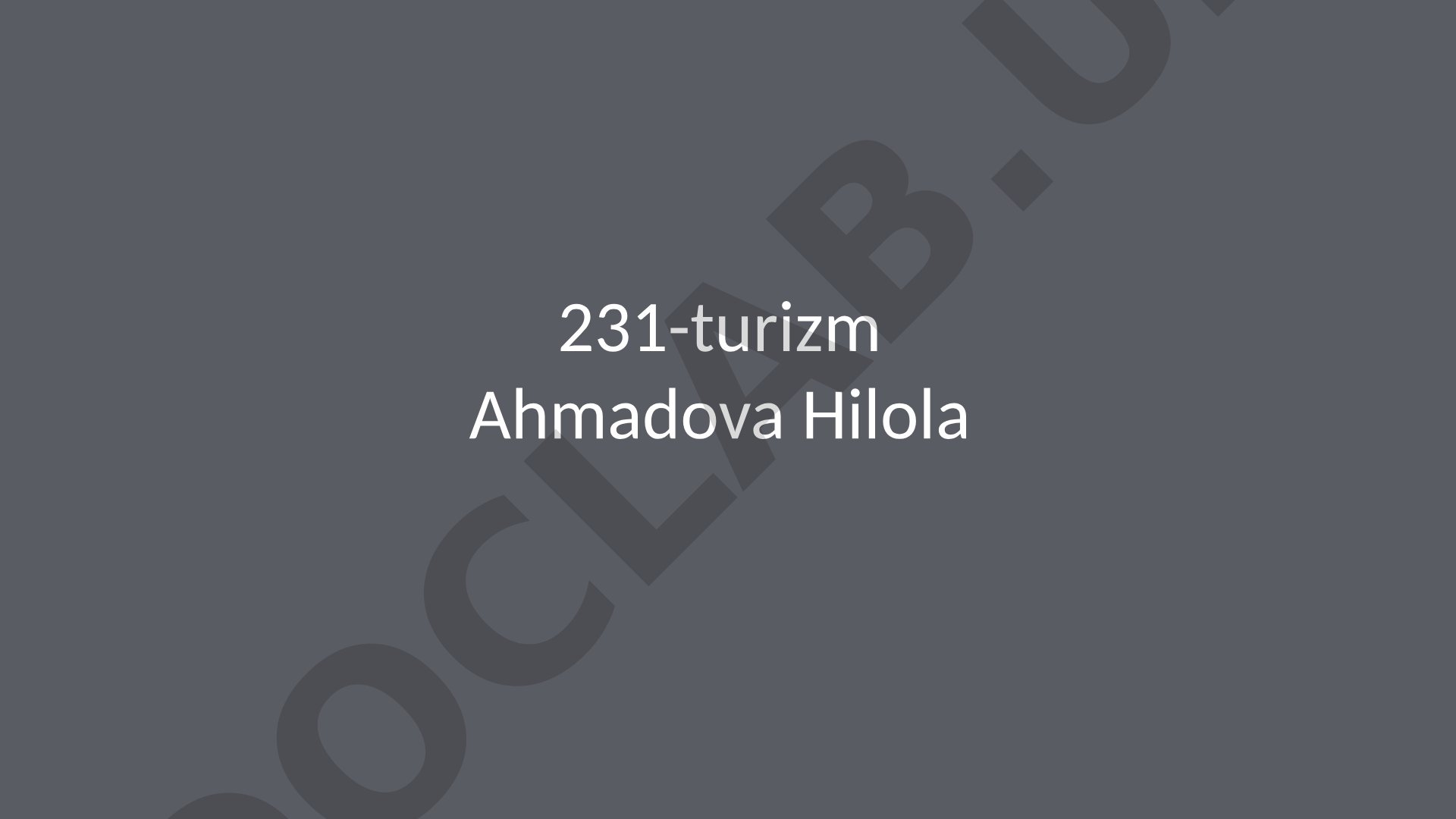 Dunyo siyosiy xaritasining tuzilishi bosqichli turizm geografiyasi