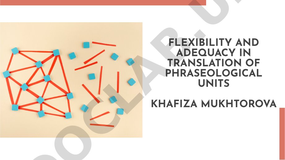 Flexibility and adequacy in translation of phraseological units