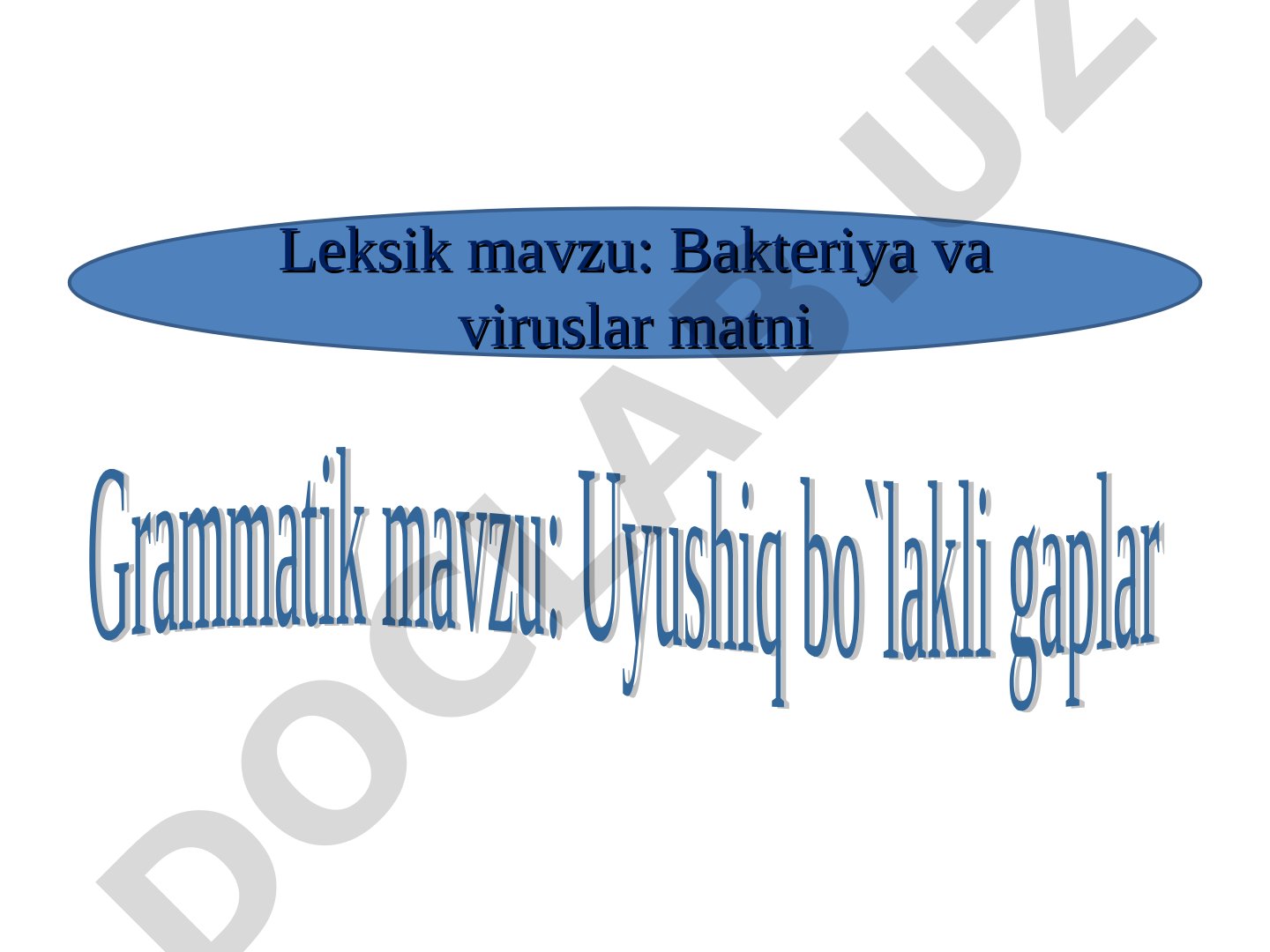 Bakteriya va viruslar