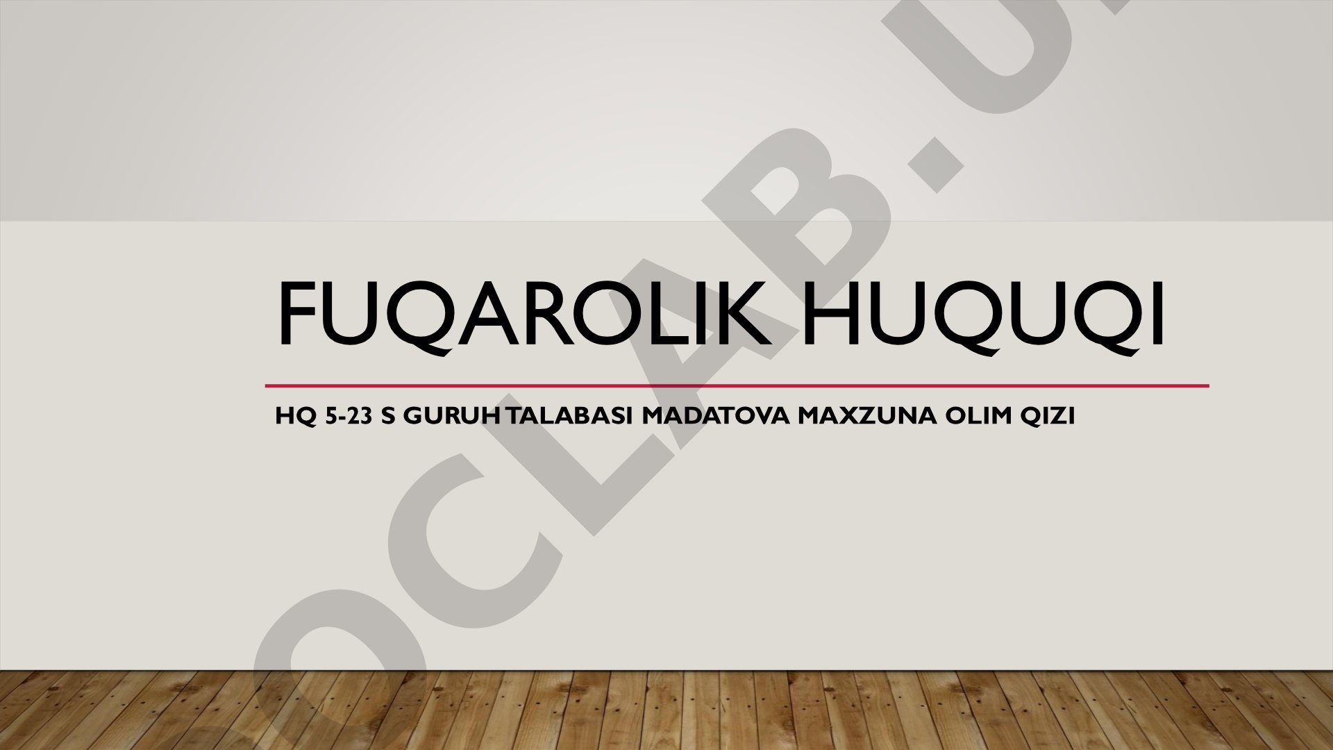 Fuqarolik huquqining manbalari va turlari