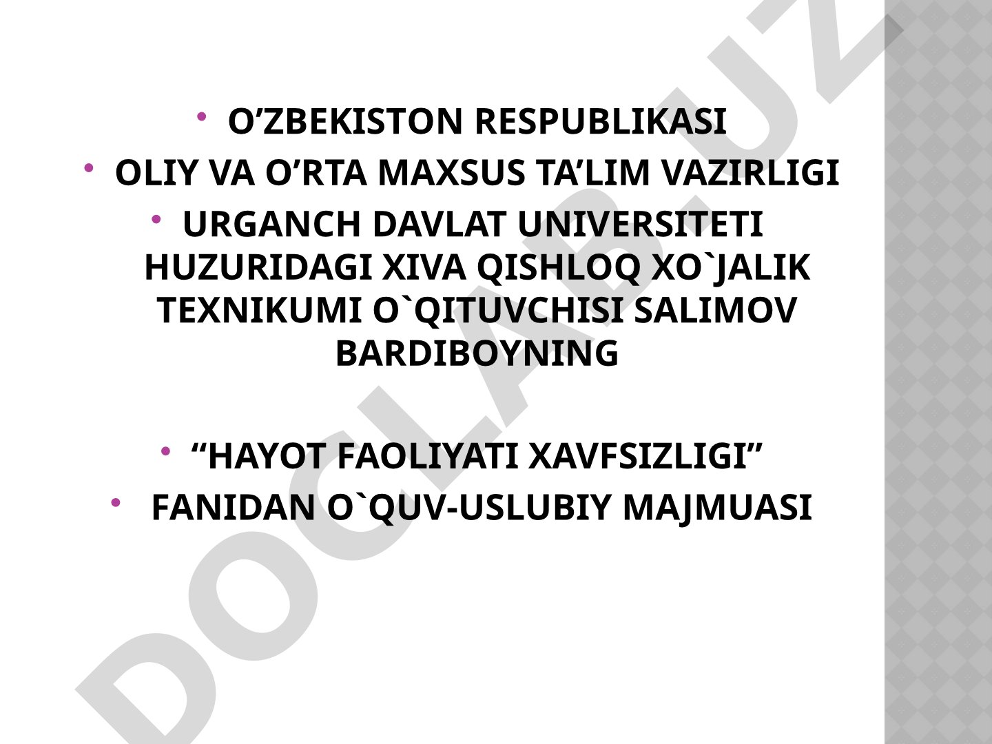Favqulodda vaziyatlarda fuqarolar muhofazasi