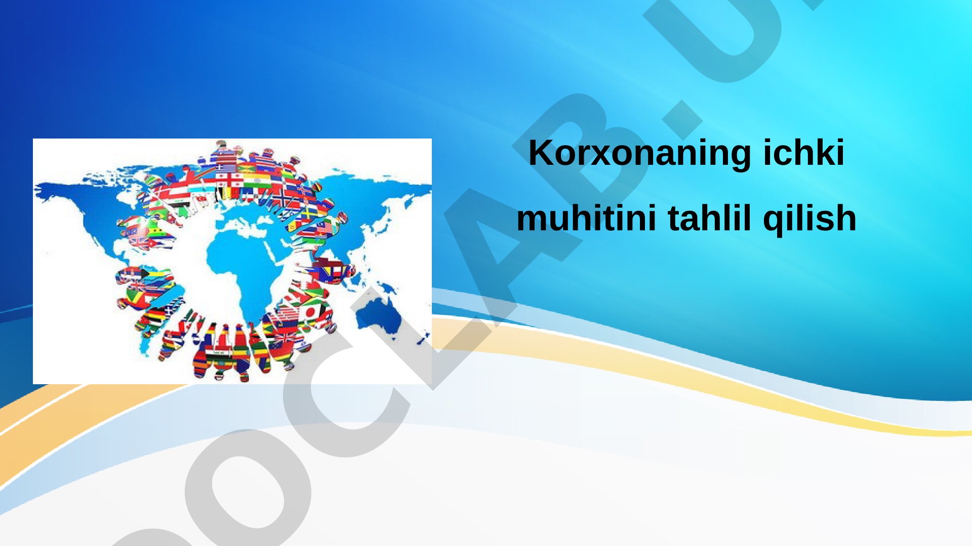 Korxonaning ichki muhitini tahlil qilish