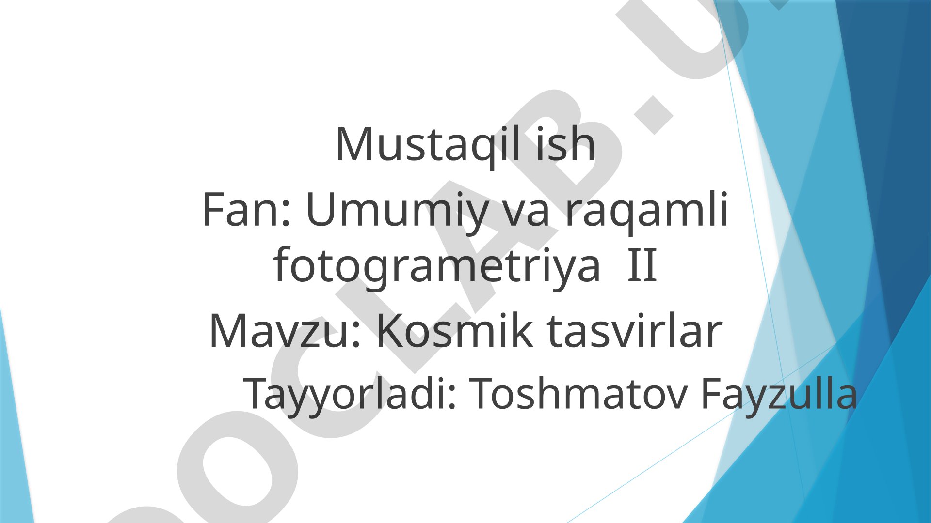 Kosmik tasvirlar