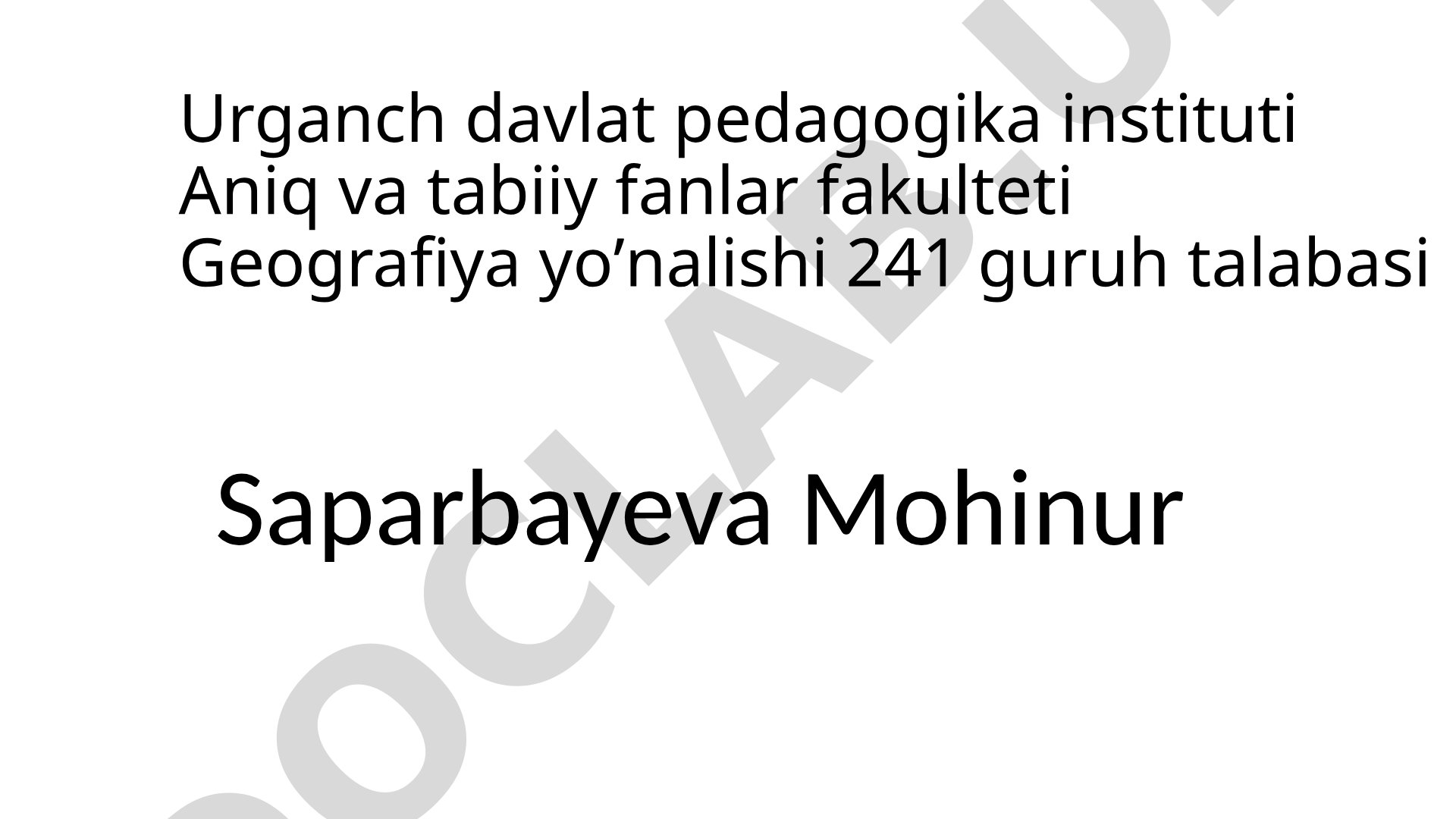 Oʼzbekistonda kichik tadbirkorlikni rivojlantirish va uning istiqbollari