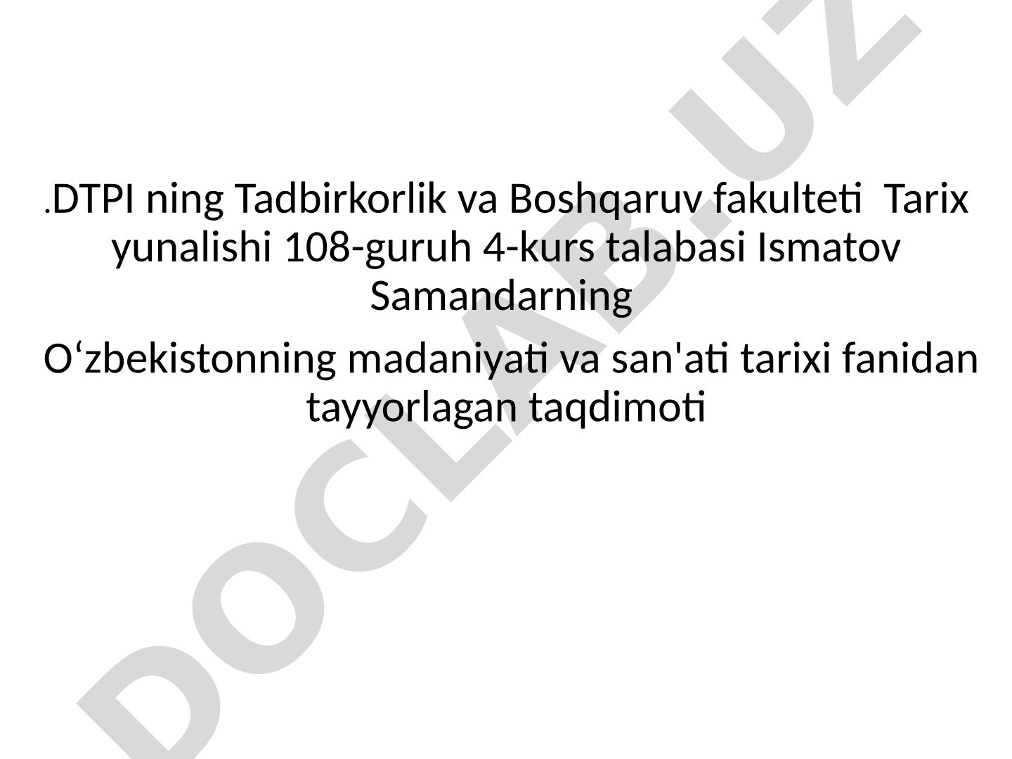 Turkiston o'lkasida rus-Yevropa me'morchilik ta'siri