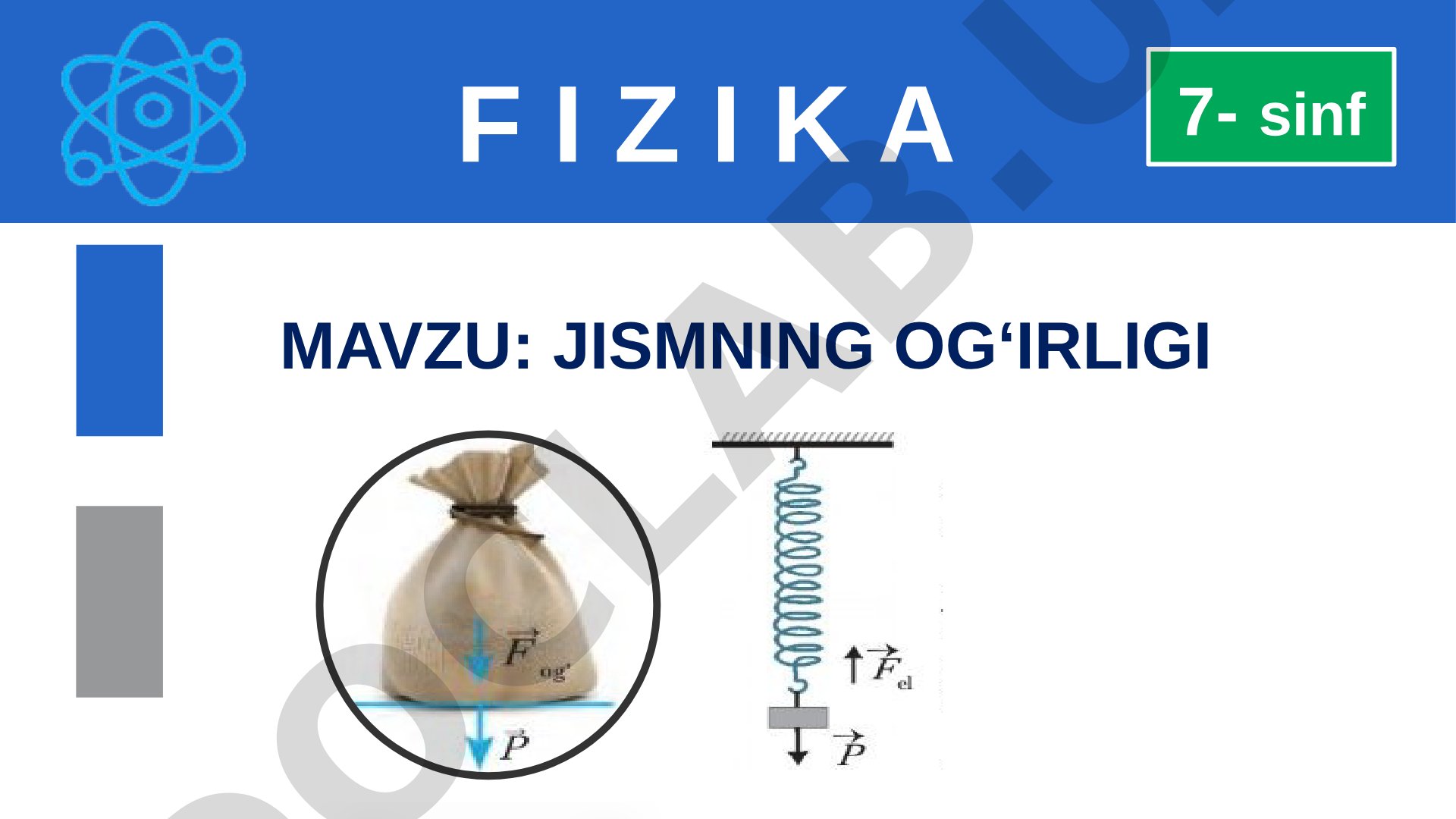 Jismning og'irligi