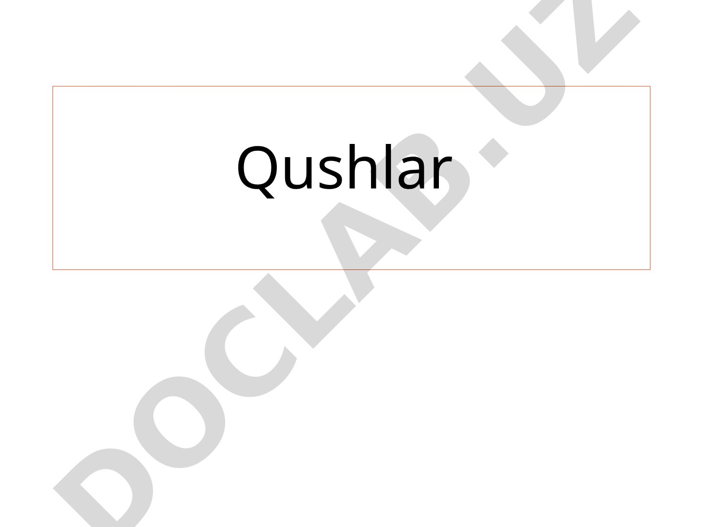 Qarchig‘ay qushining tavsifi va xususiyatlari