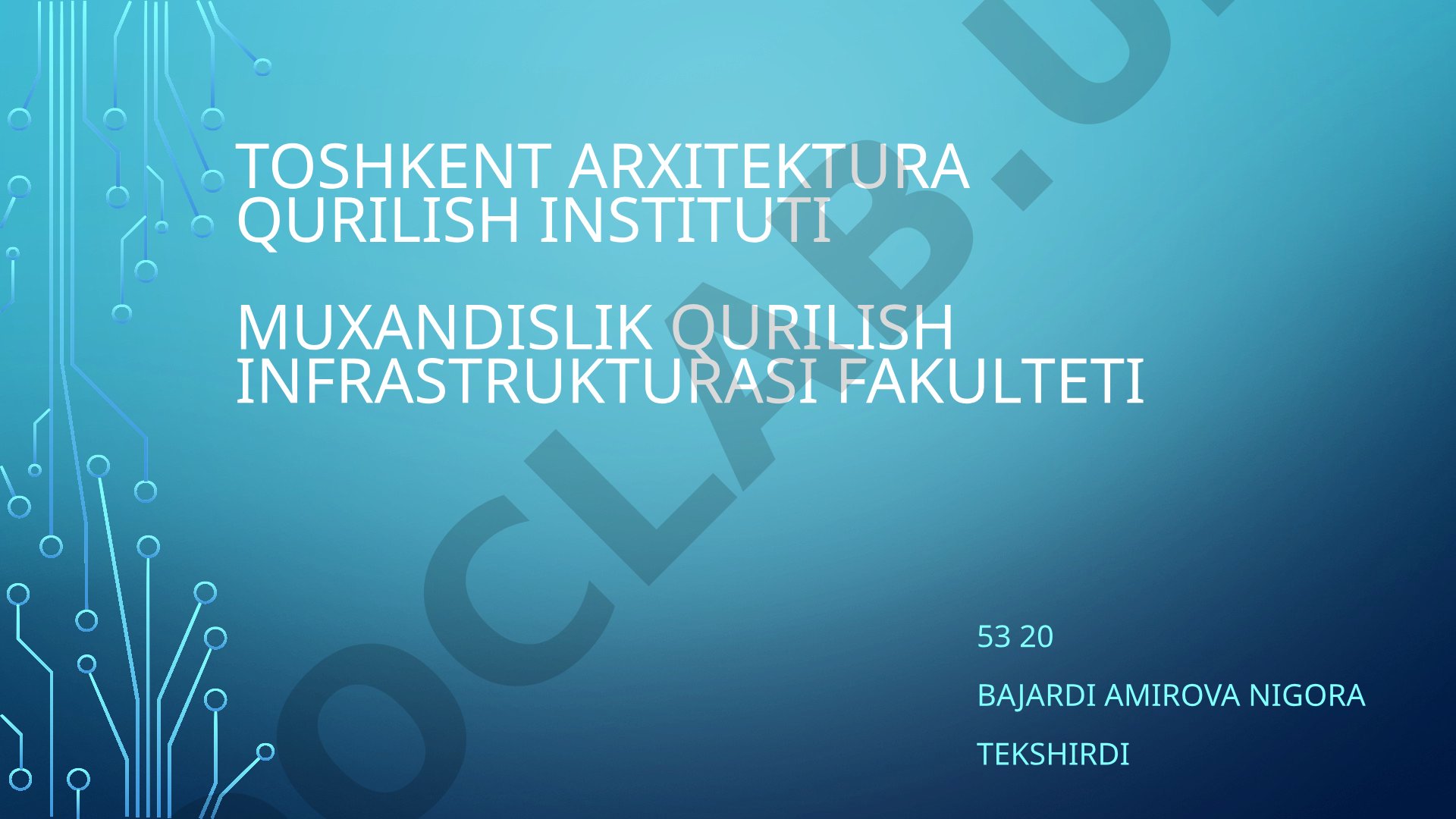 Kasalxonalar xududiga qanday daraxtlarni ekish tavsiya etiladi