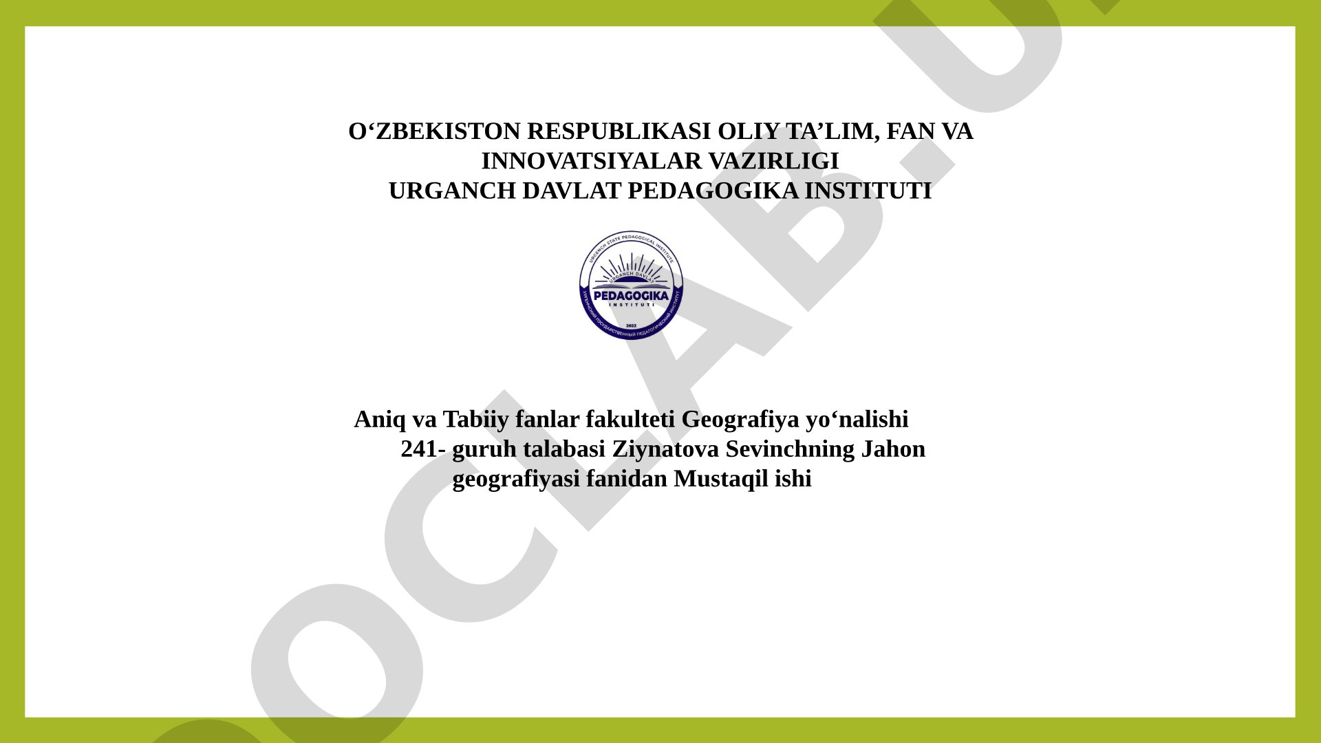 Markaziy Osiyo muzliklari monitoringi.Iqlim isishining "Muzliklar erishi" jarayoniga ta'siri