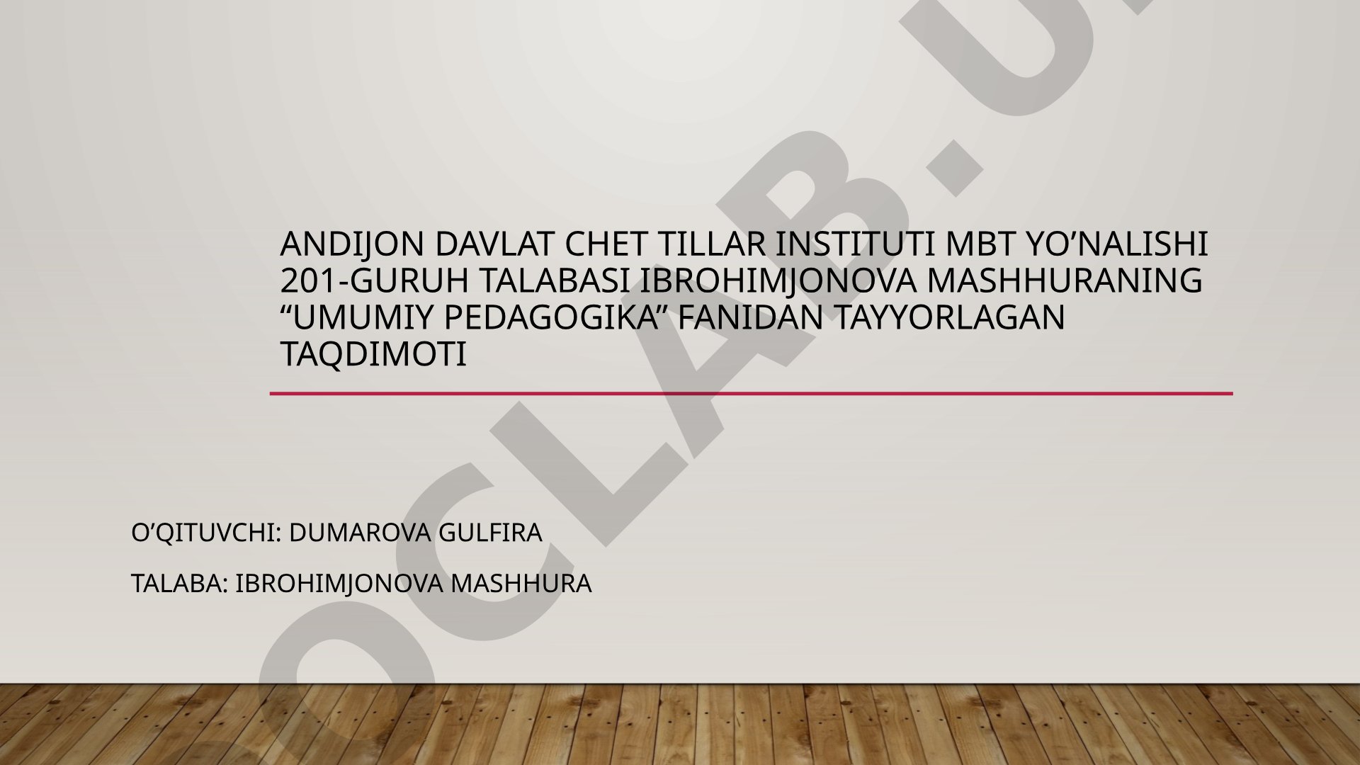 Gospital pedagogika fanining maxsus pedagogika boshqa yo‘nalishlari bilan bog‘liqligi (uy ta’limi, inklyuziv ta’lim, maxsus ta’lim, Mehrli maktab)