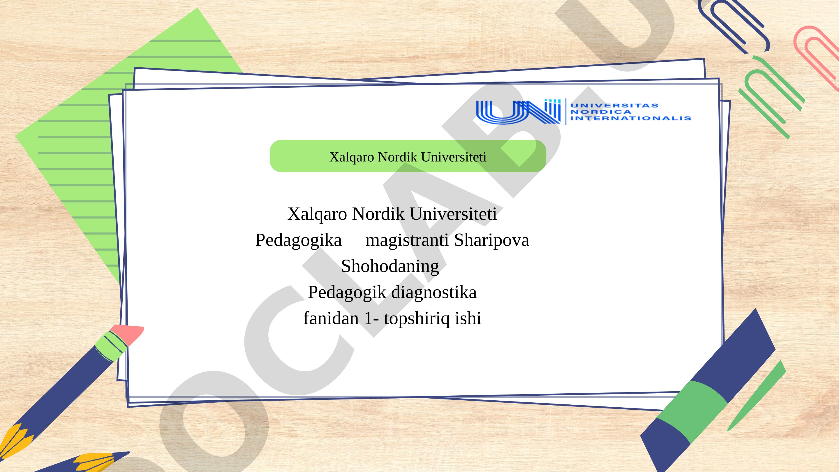 Oilaning tarbiyaviy imkoniyatlarini tashxis etish