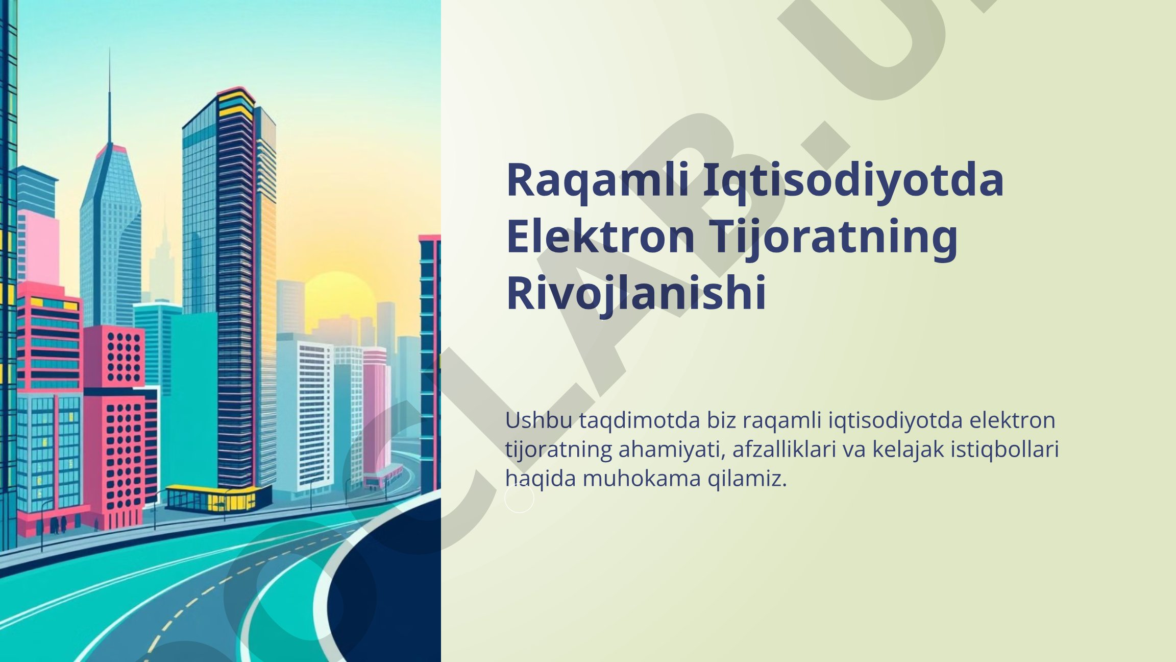Raqamli Iqtisodiyotda Elektron Tijoratning Rivojlanishi