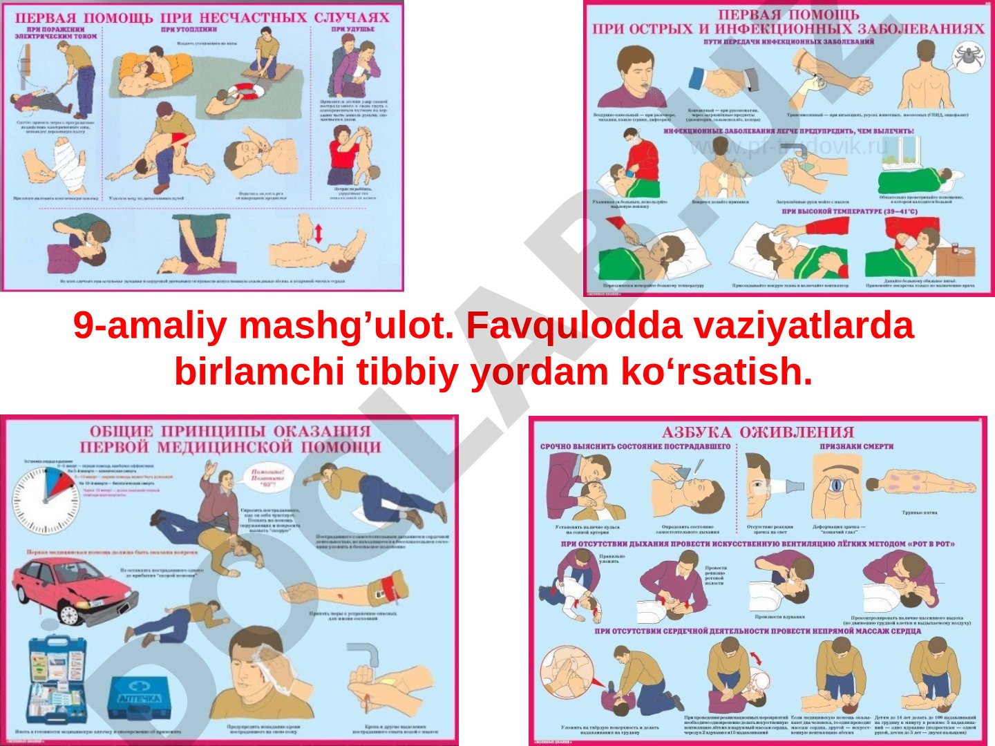 Favqulodda vaziyatlarda birlamchi tibbiy yordam ko'rsatish