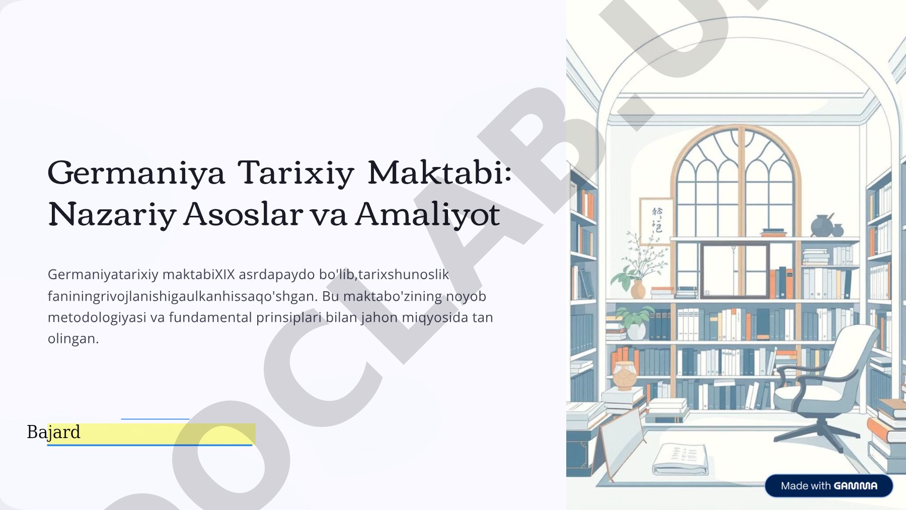 Nazariy Asoslar va Amaliyot Maktabi: Tarixiy Germaniya