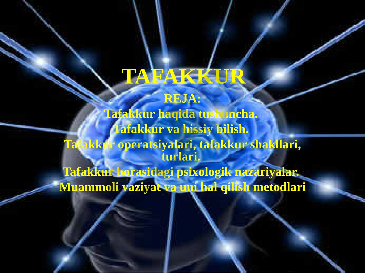 Tafakkur psixologiyasi