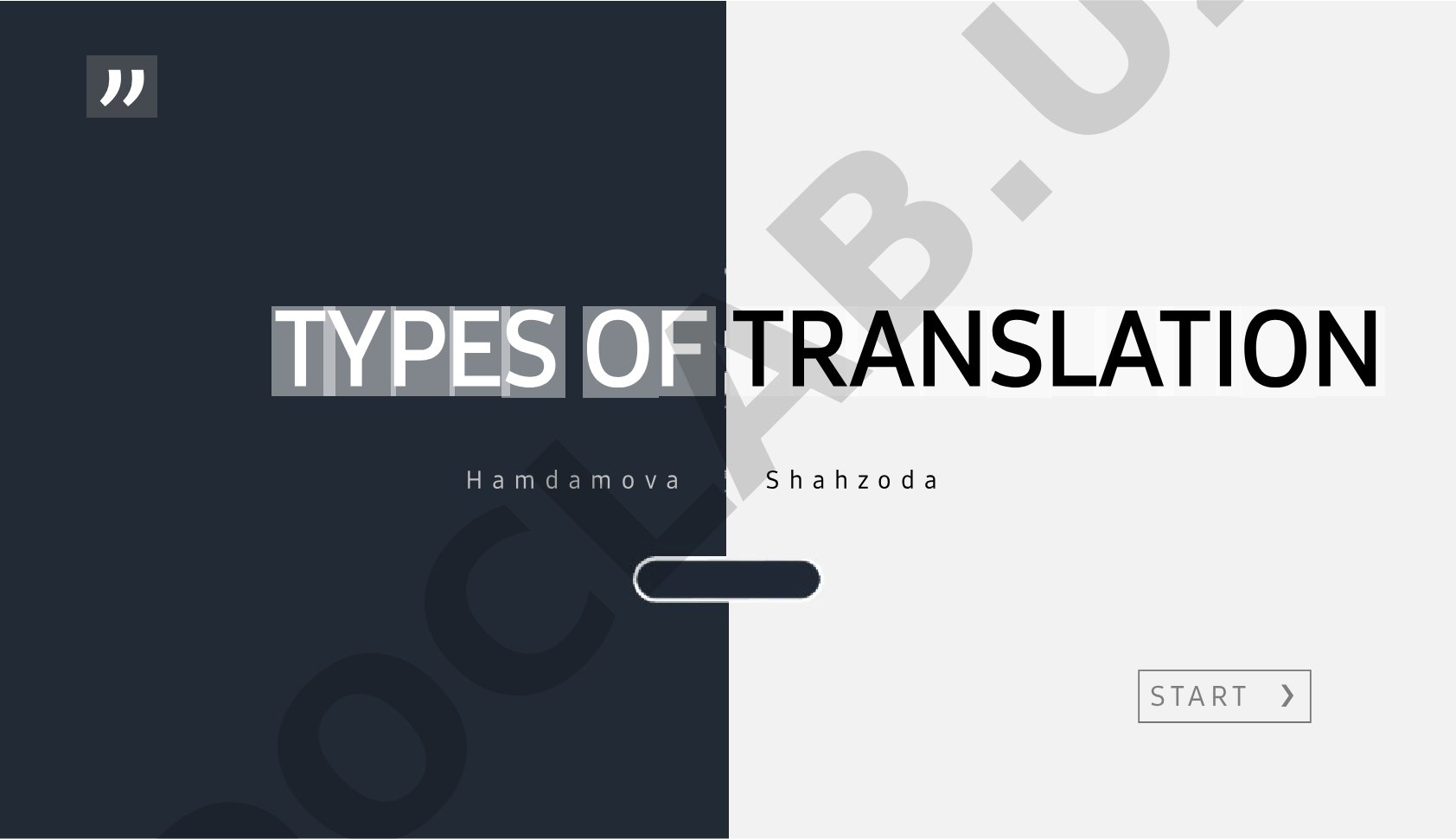 Explains the role of translators and lists various types of translation