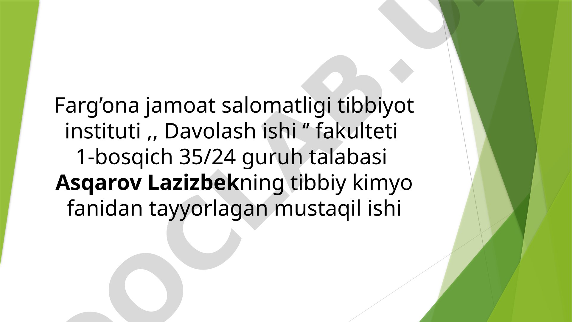 Zamonaviy tibbiyotda dori vositalarini ishlab chiqarishda gatero va polifunksional birikmalar
