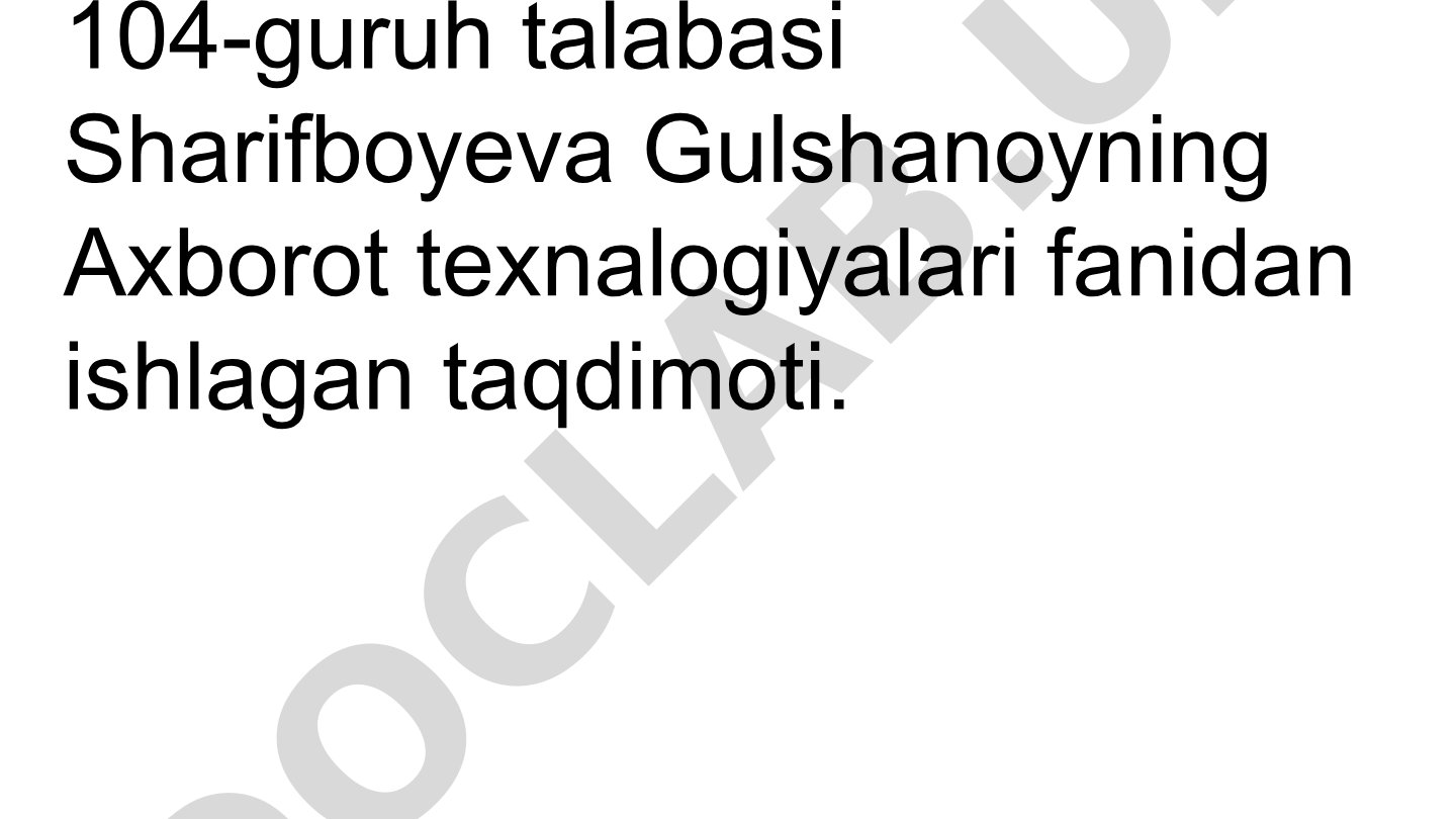 Axborotning xavfsizligi va Antivirus