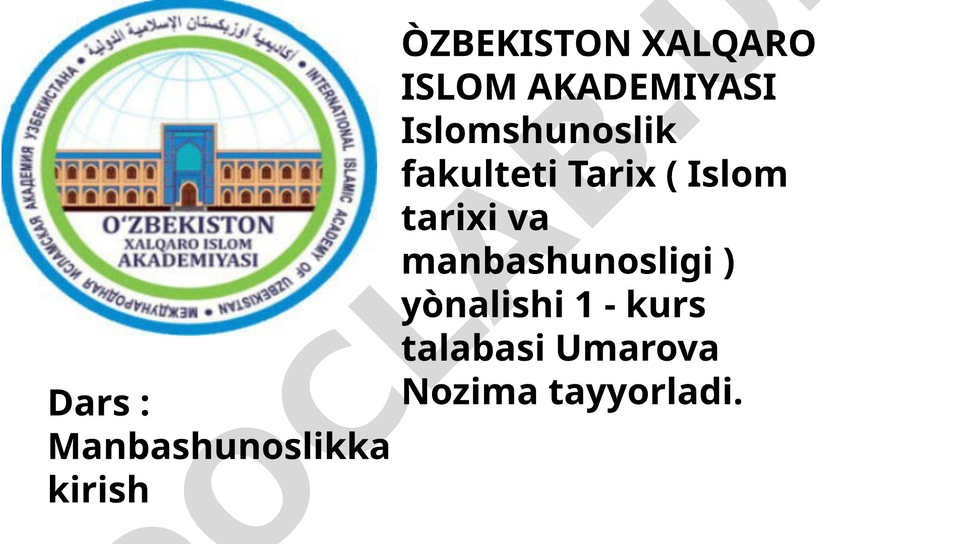 Temuriylar davri manbalari