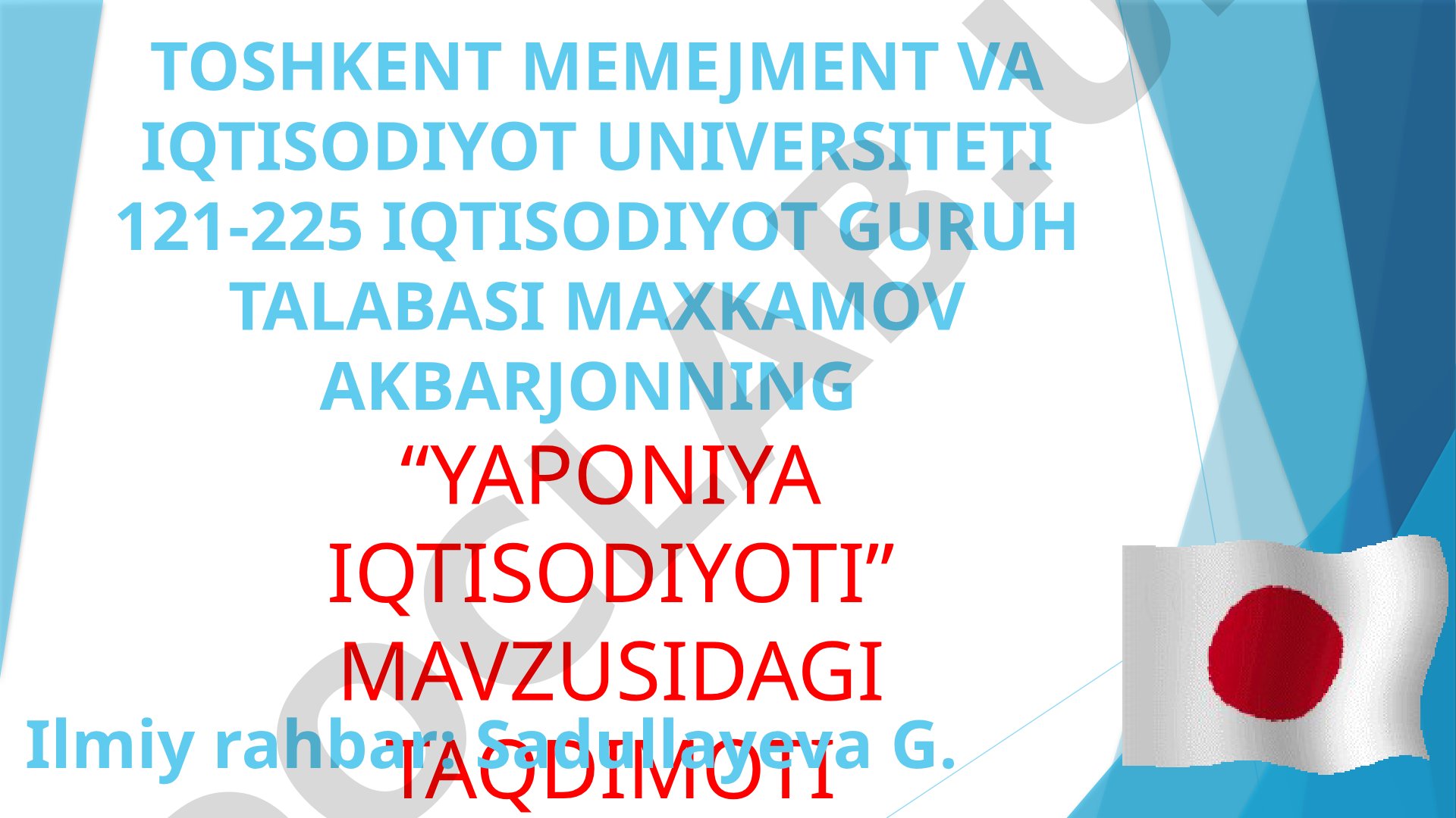 Yaponiya iqtisodiyoti