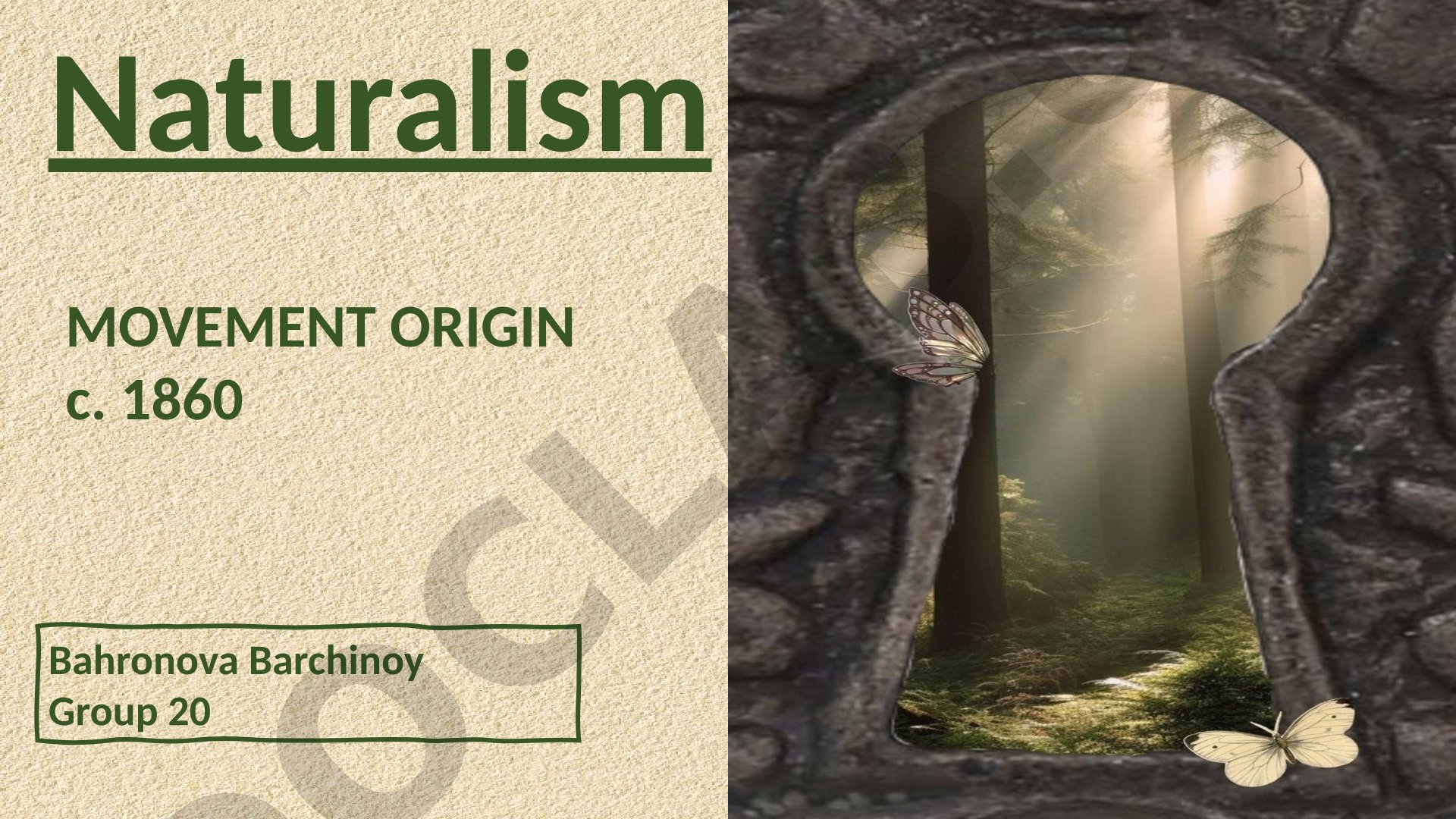 Naturalism literary movement analysis