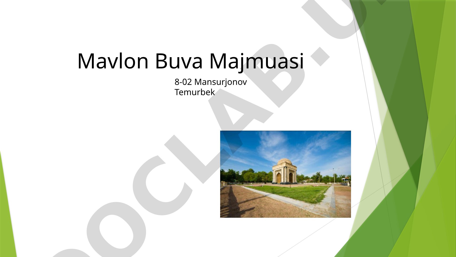 Mavlon Buva Majmuasi