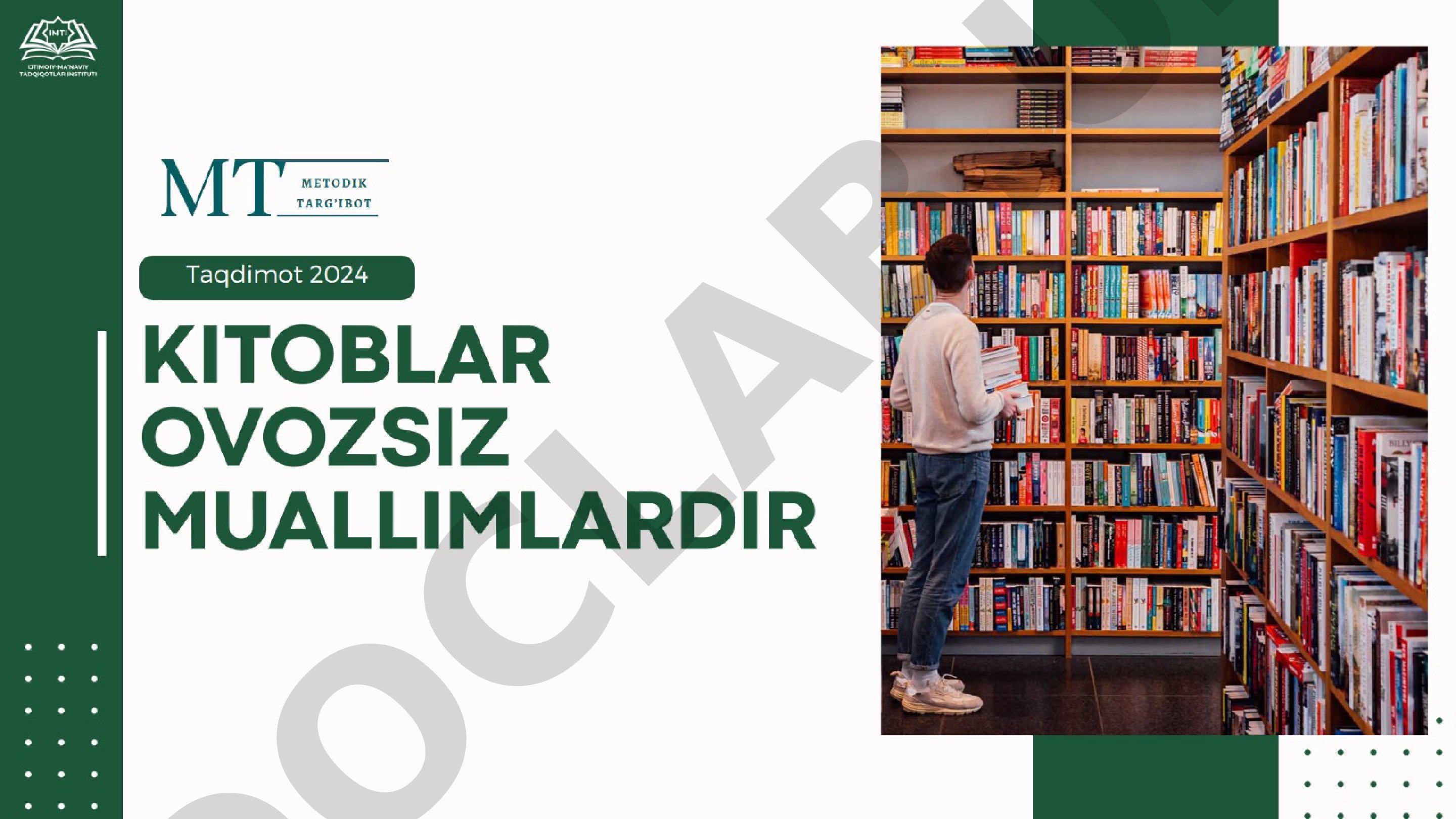 Taqdimot mavzusi aniqlanmadi