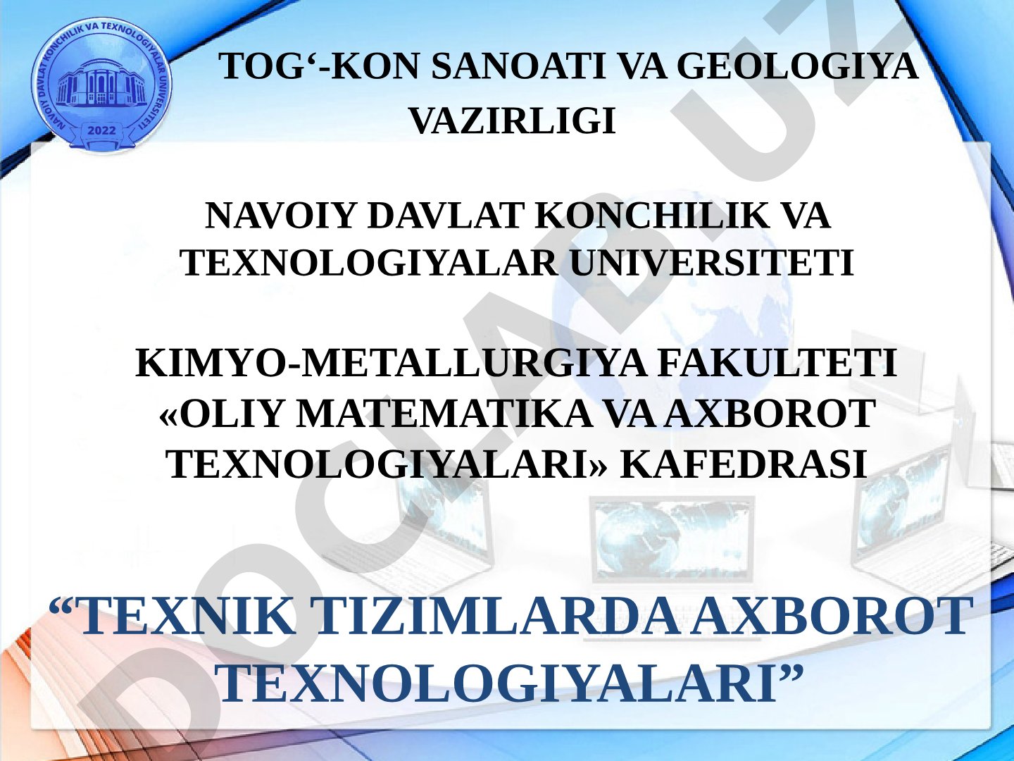Mathcad tizimlarida injenerlik masalalari modellarini ifodalash