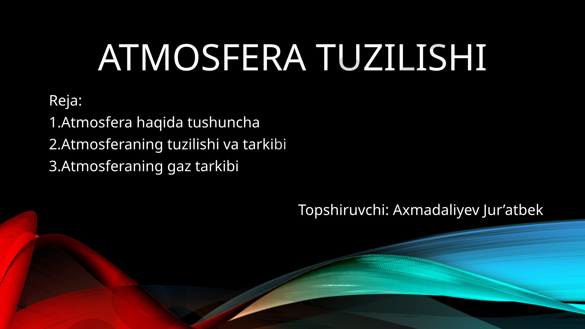 Atmosfera tuzilishi