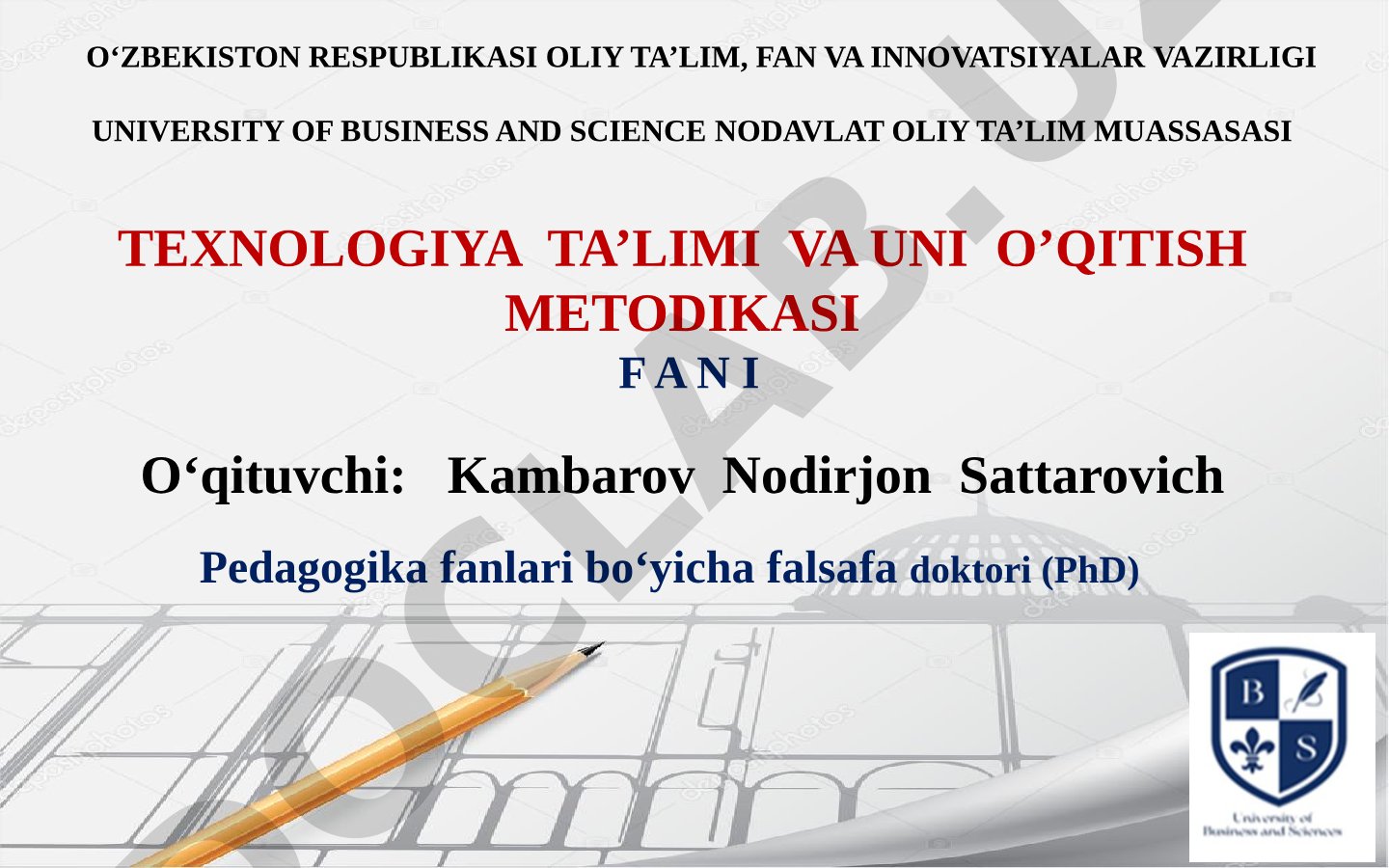Gazlamadan amaliy darlarni tashkil etish metoodikasi