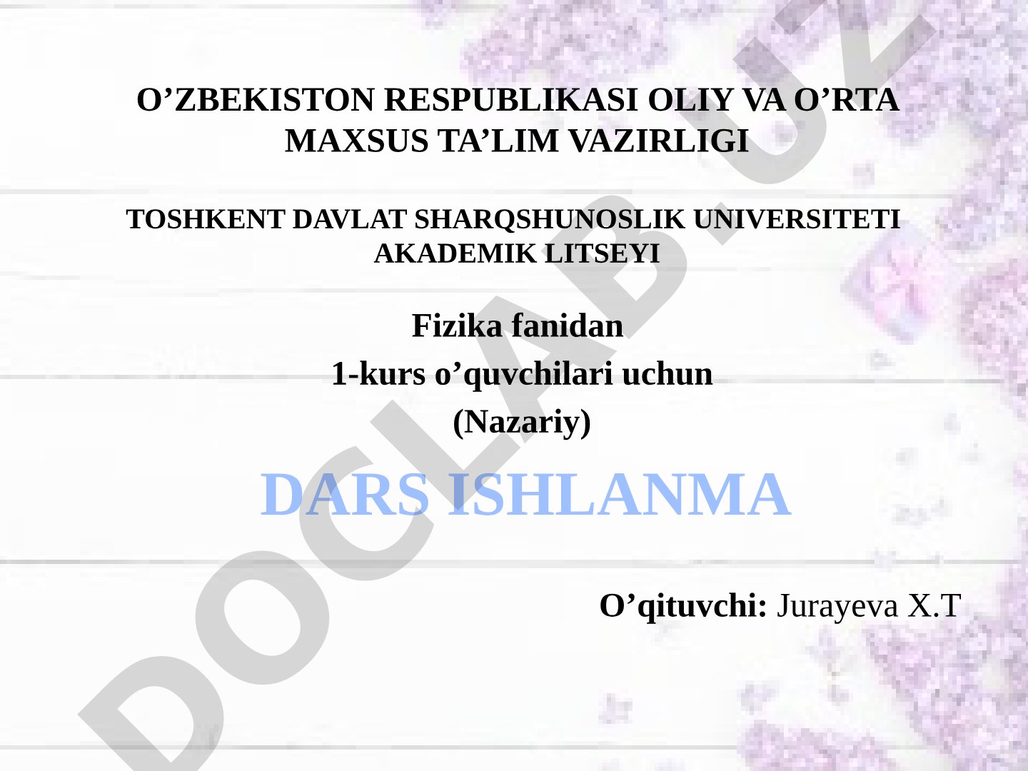 Fizikaning tadqiqot metodlari