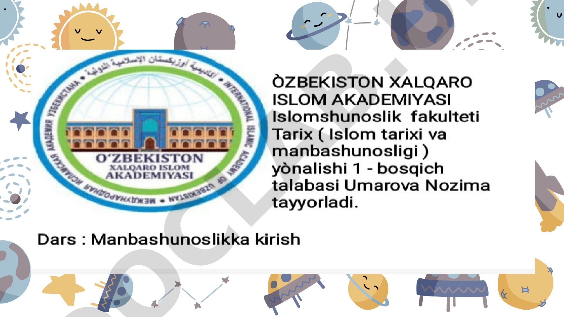 Narshaxiyning 'Buxoro tarixi' asari haqida