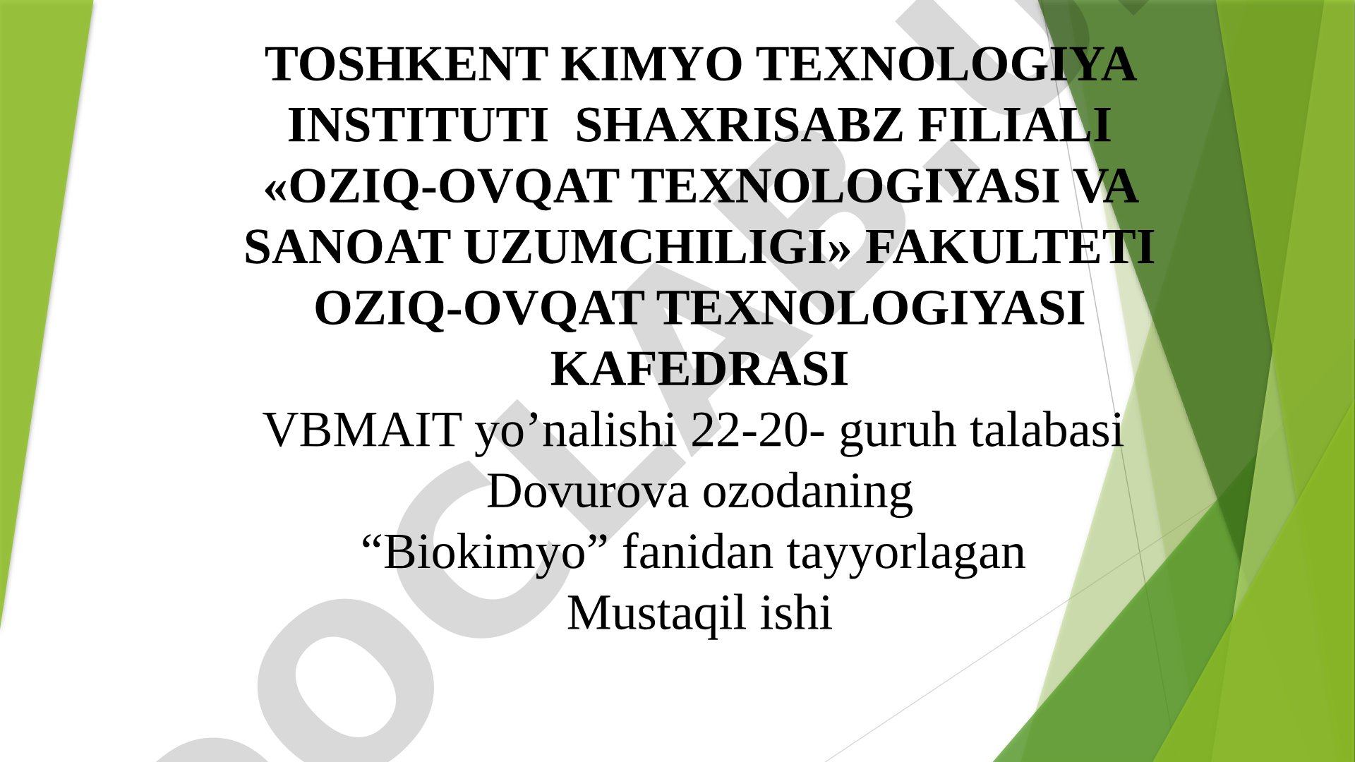 Nukliotedlar almashinuvi