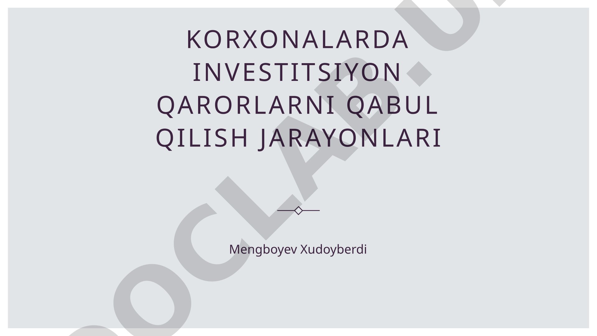 Qaror qabul qilish jarayonida ma'lumotlar tahlili va baholash usullari