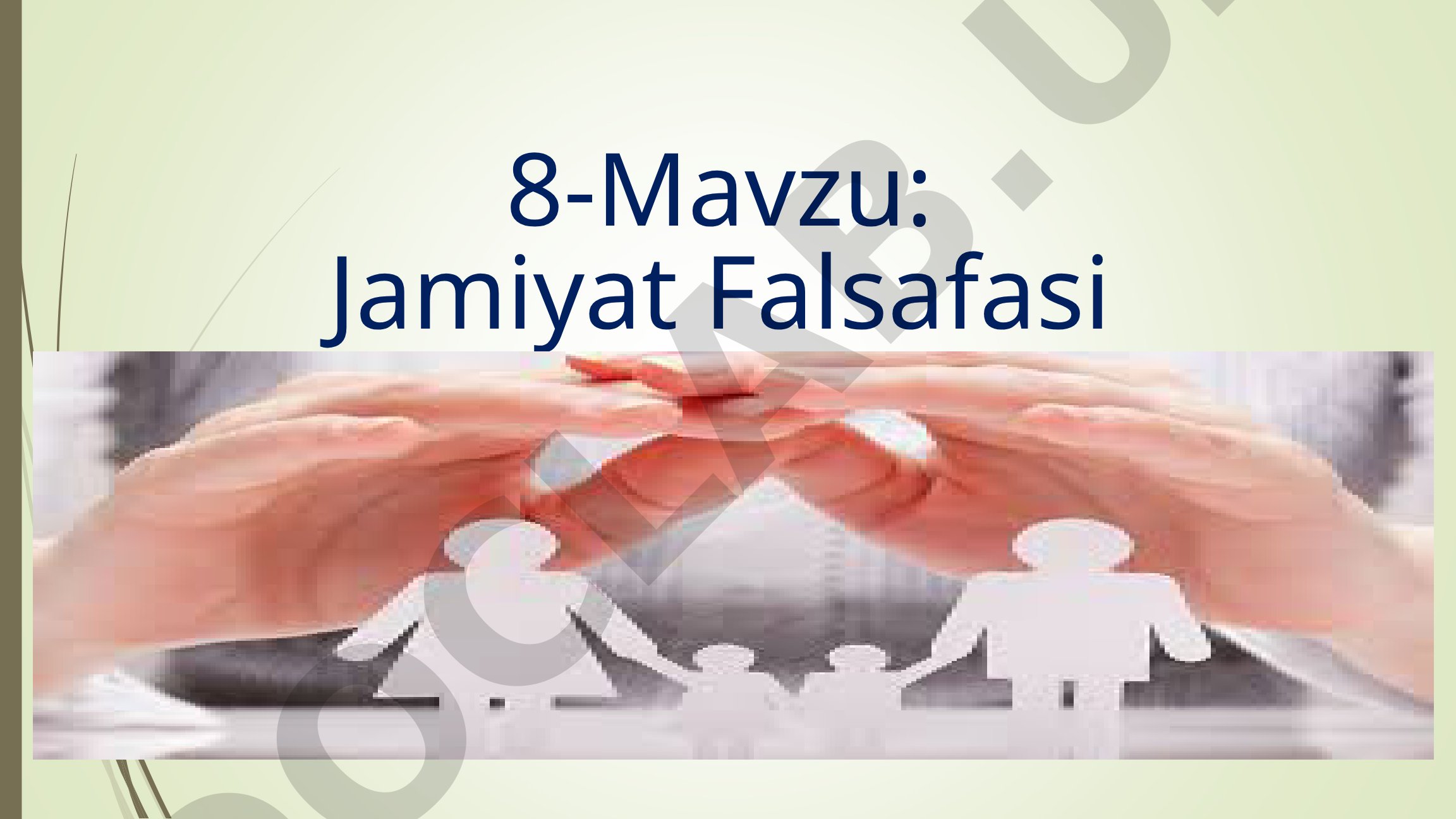 Jamiyat falsafasi