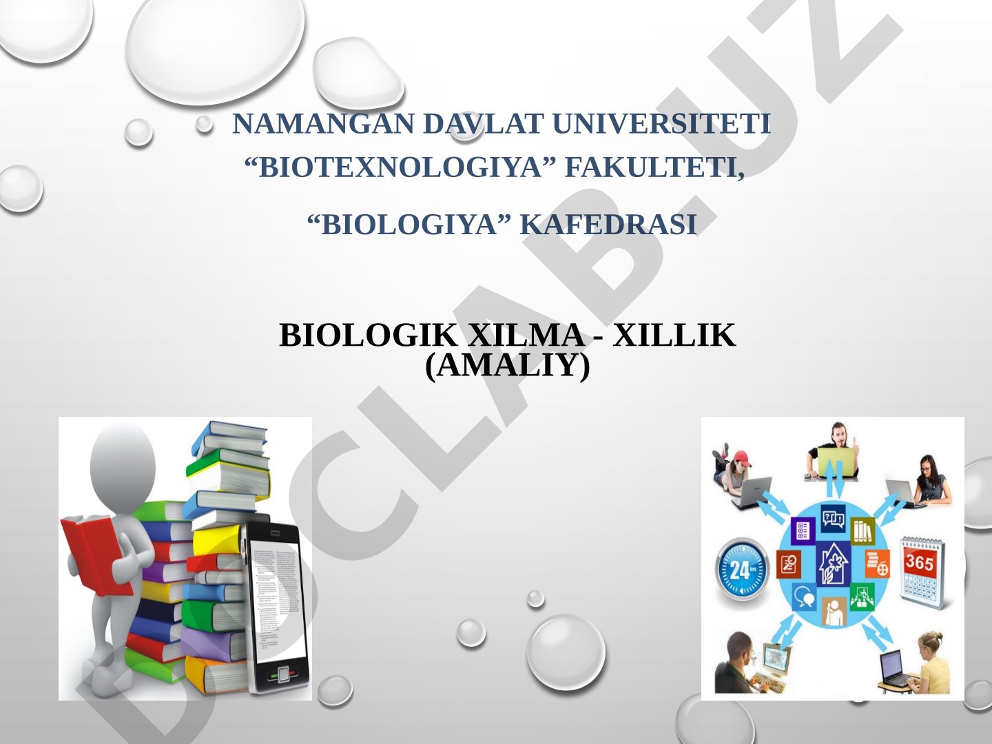 Bioxilma-xillik va uning tarkibiy qismlari