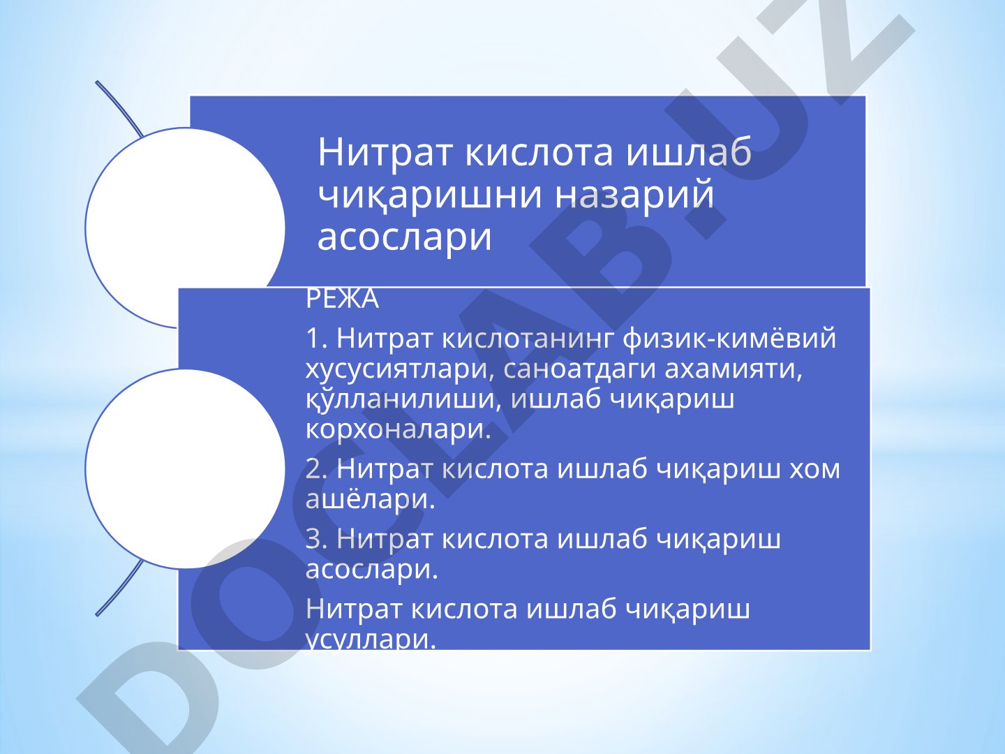 Nitrat kislotaning fizik-kimyoviy xususiyatlari va ishlab chiqarish asoslari